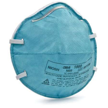 3M Particulate Respirator and Surgical Mask, Adjustable Noseclip - Main image