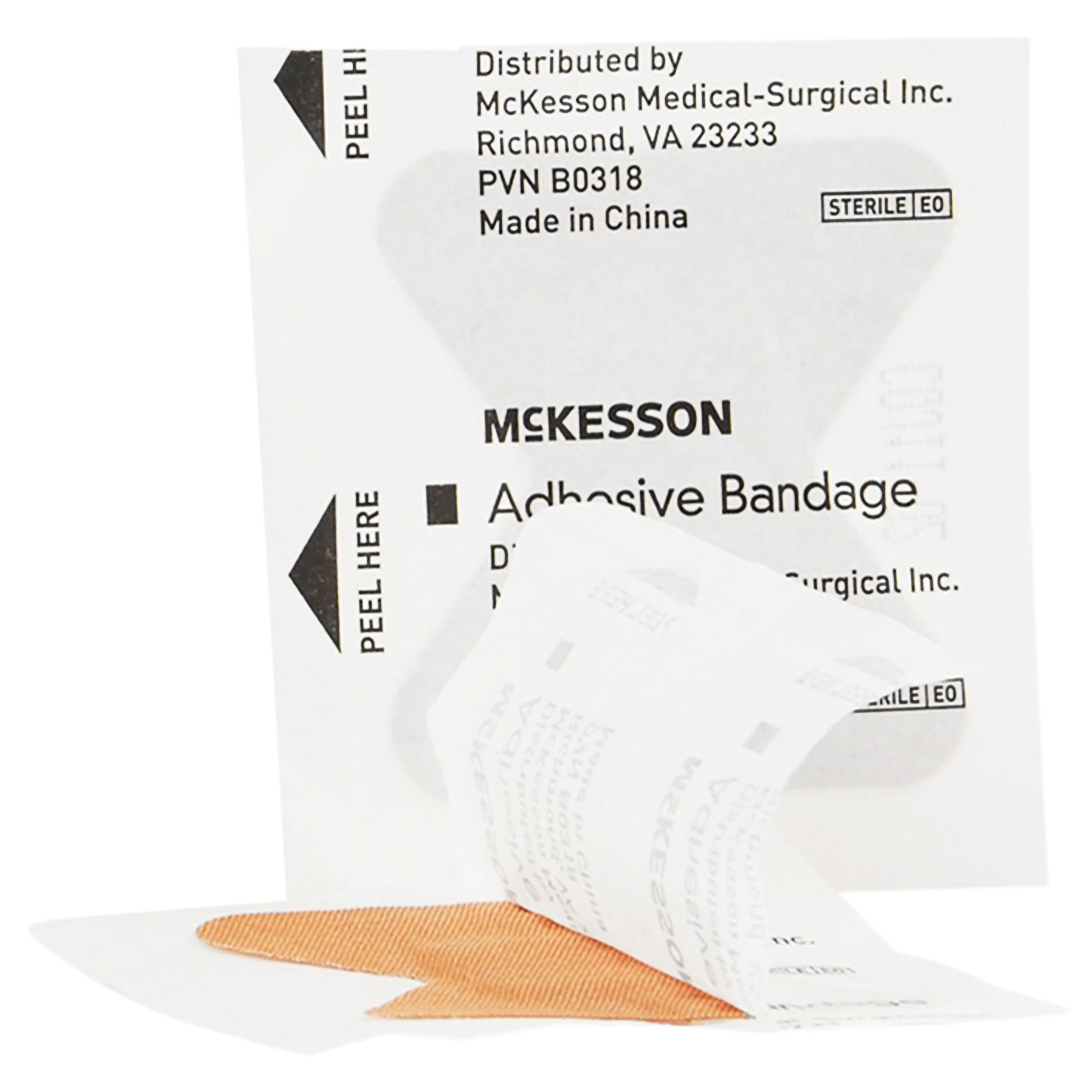 McKesson Fabric Fingertip Strip Adhesive Bandage thumbnail 2