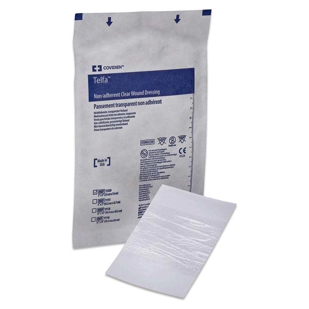 Kendall Telfa Pre-Cut Clear Wound Contact Layer Dressing thumbnail 1