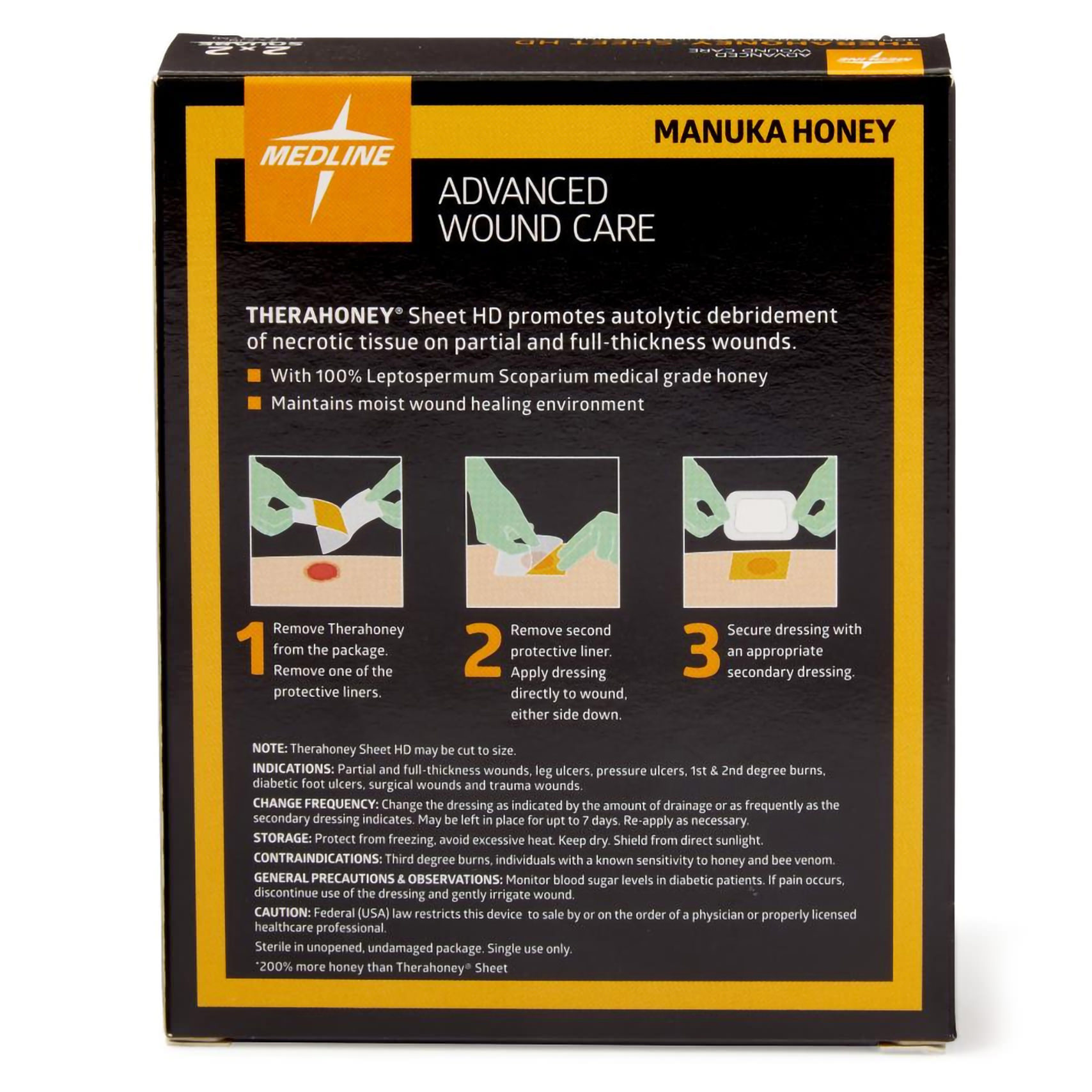 Medline TheraHoney HD Honey Wound Dressing thumbnail 4