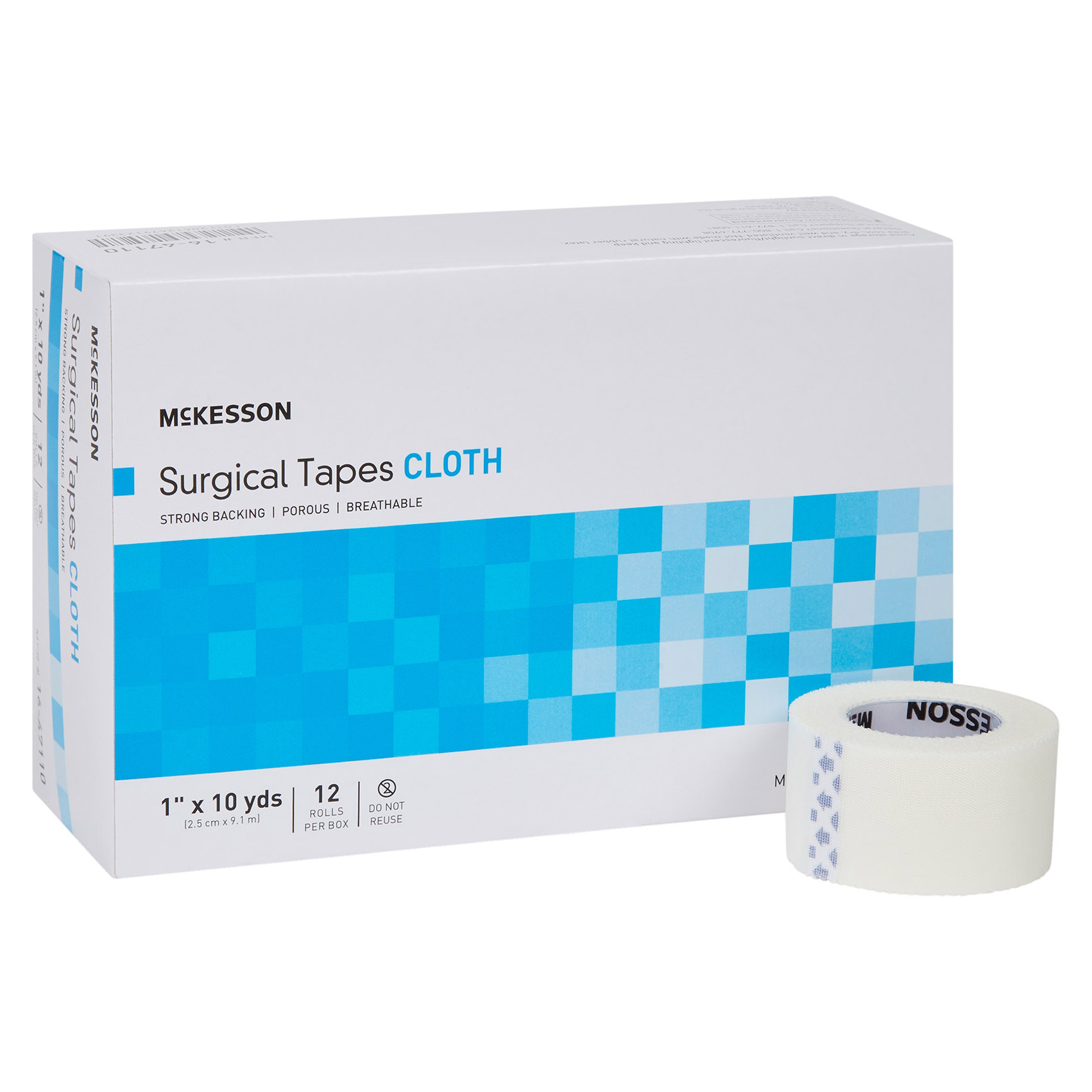 McKesson Air Permeable Silk-Like Cloth Surgical Tape - Main image