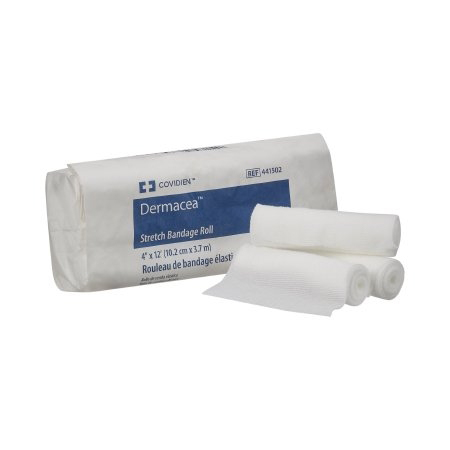 Dermacea Stretch Bandage Roll, 4 x 75 Inch, Non-Sterile - Case of 96