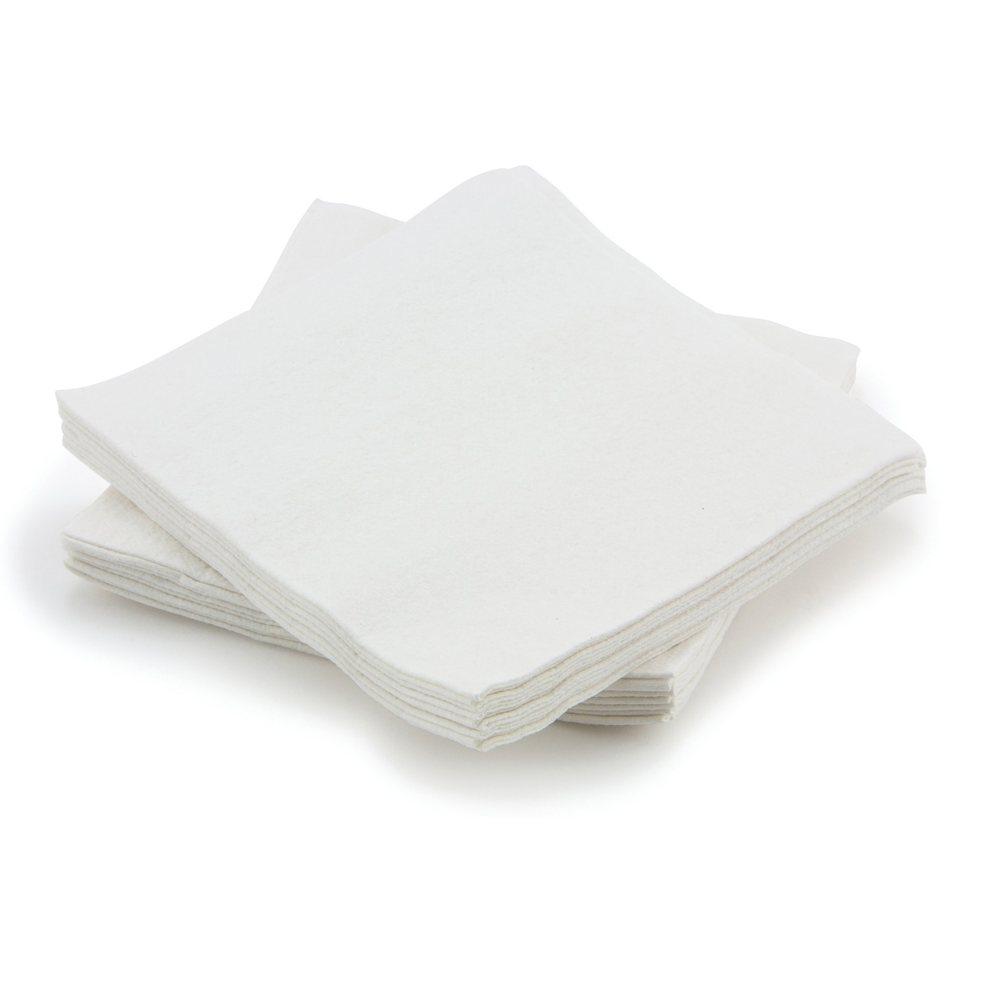 McKesson White Disposal Washcloth, 13 X 13 Inch - Case of 500 thumbnail 3