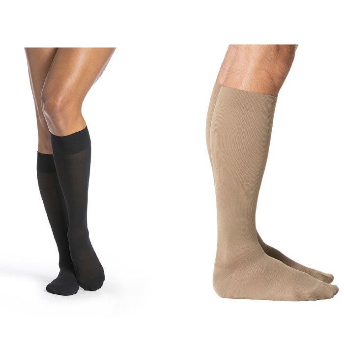 Sigvaris Midtown Microfiber Men Calf High Compression Socks, Women thumbnail 19