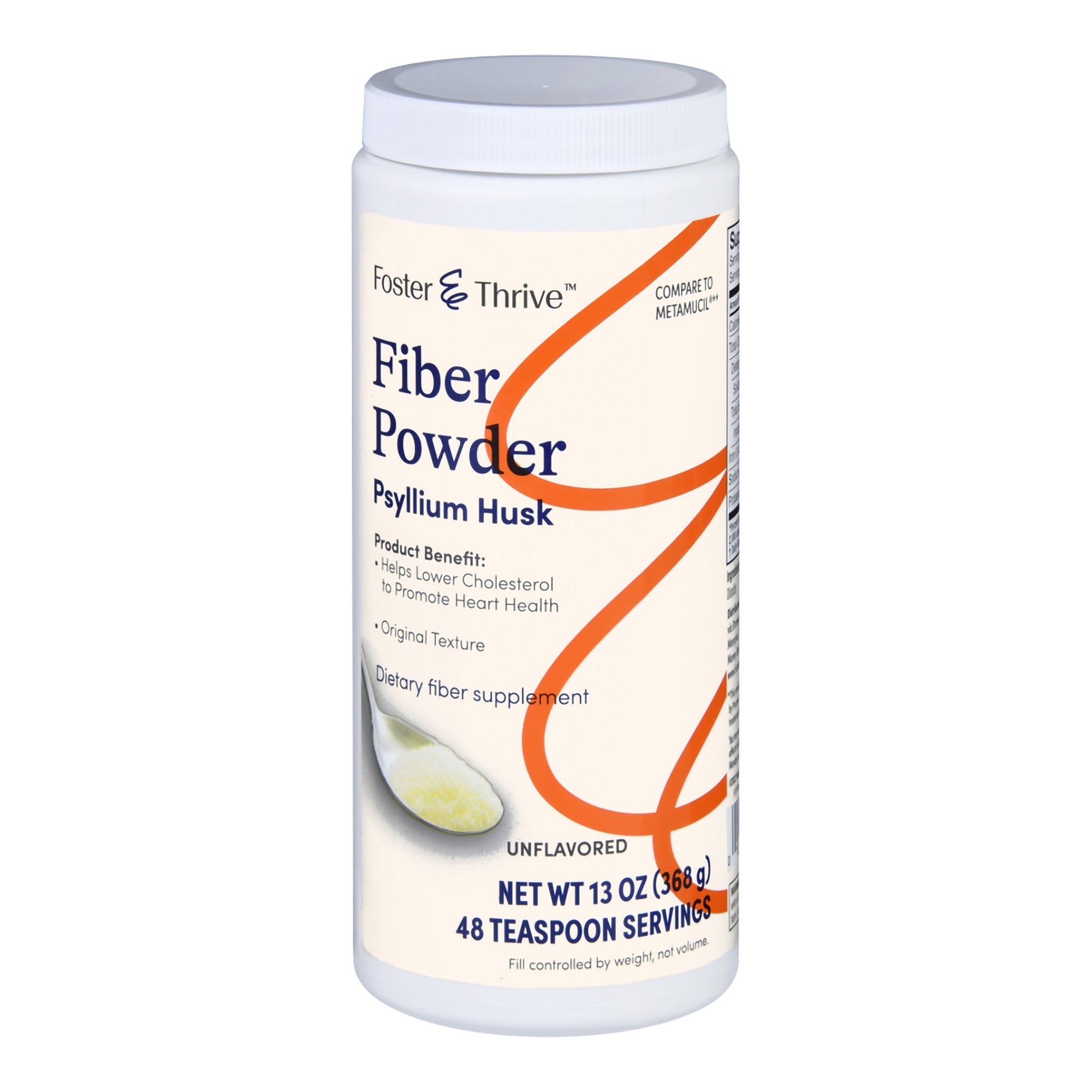 Foster & Thrive Psyllium Husk Fiber Supplement Powder thumbnail 4