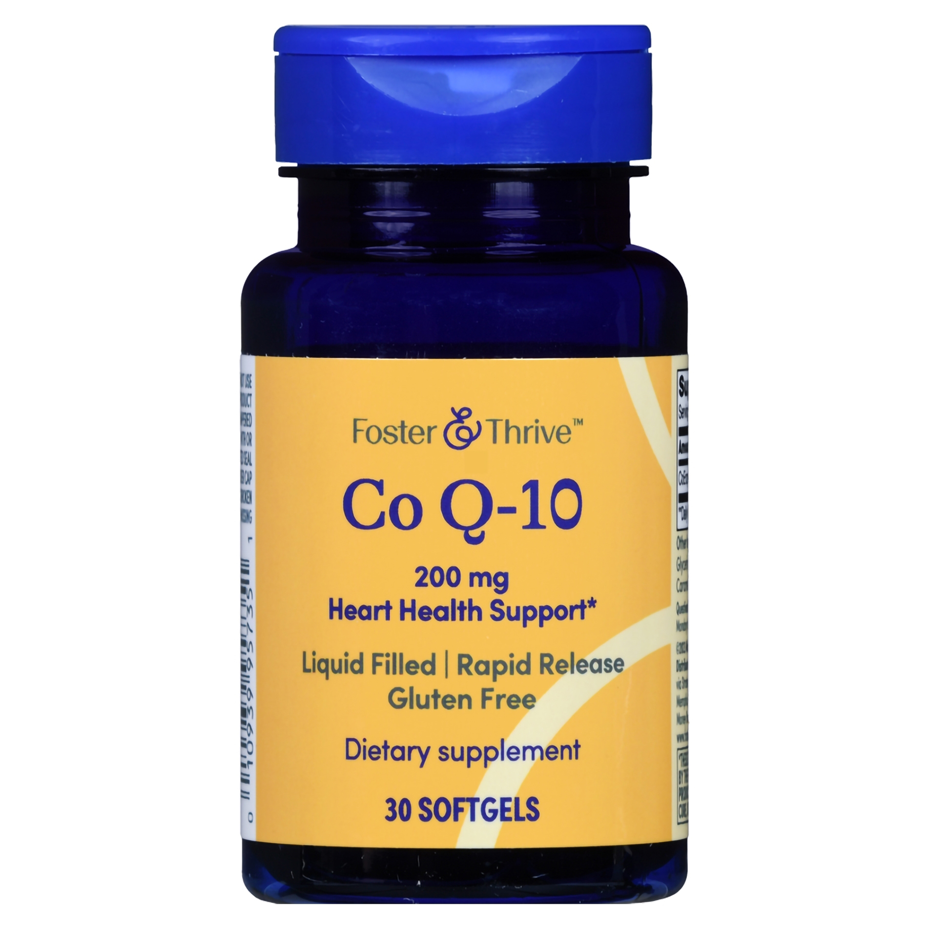 Foster & Thrive CoQ-10 200 mg Rapid Release Softgels - Main image