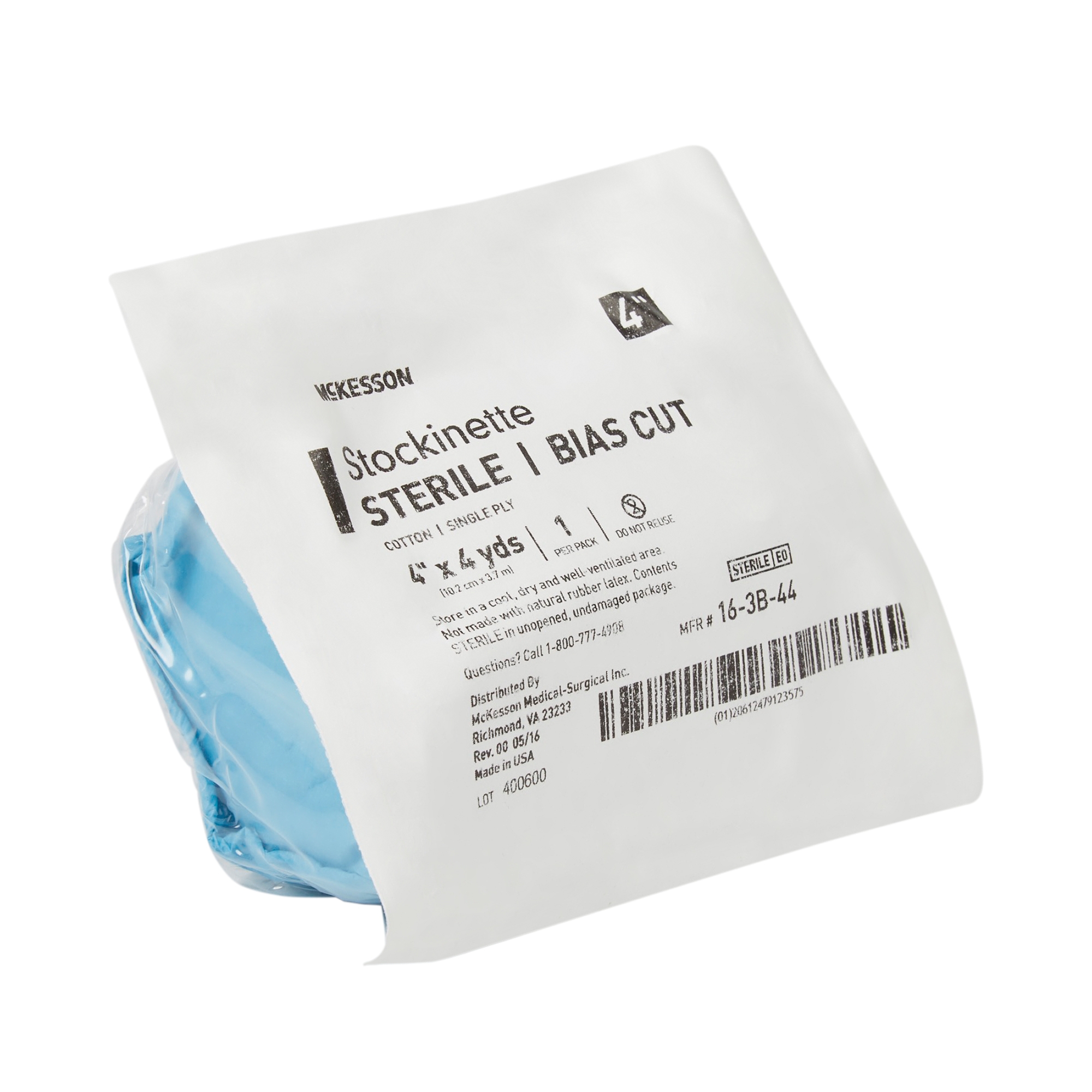 McKesson Bias Cut Stockinette Beige Sterile thumbnail 2