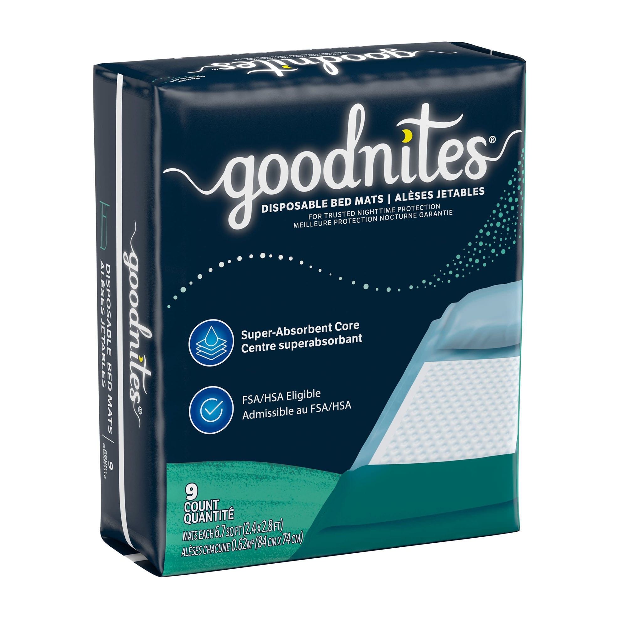 Goodnites Disposable Bed Mats thumbnail 1