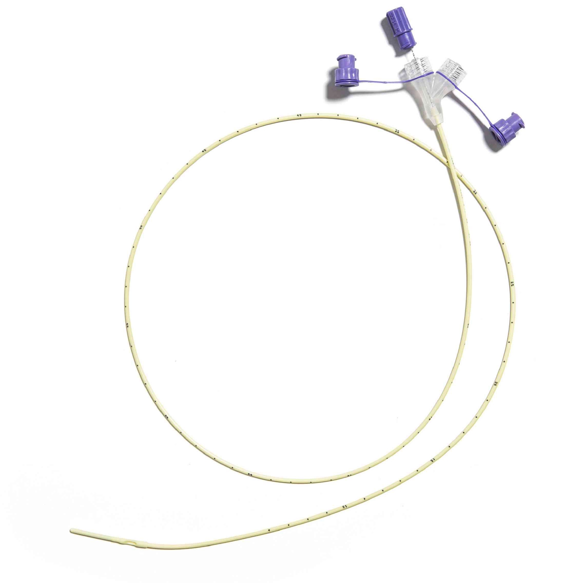 Corflo Pediatric Nasogastric Feeding Tube with Stylet and ENFit, Weighted thumbnail 1