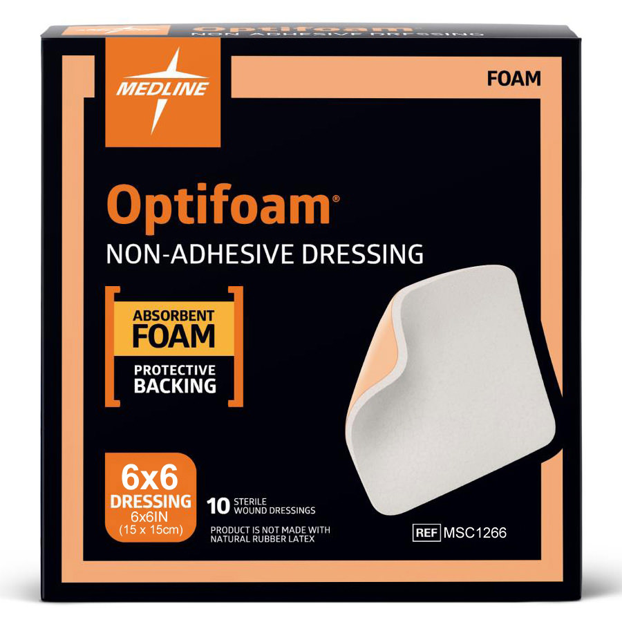 Optifoam Non Adhesive Foam Dressing, Sterile thumbnail 2