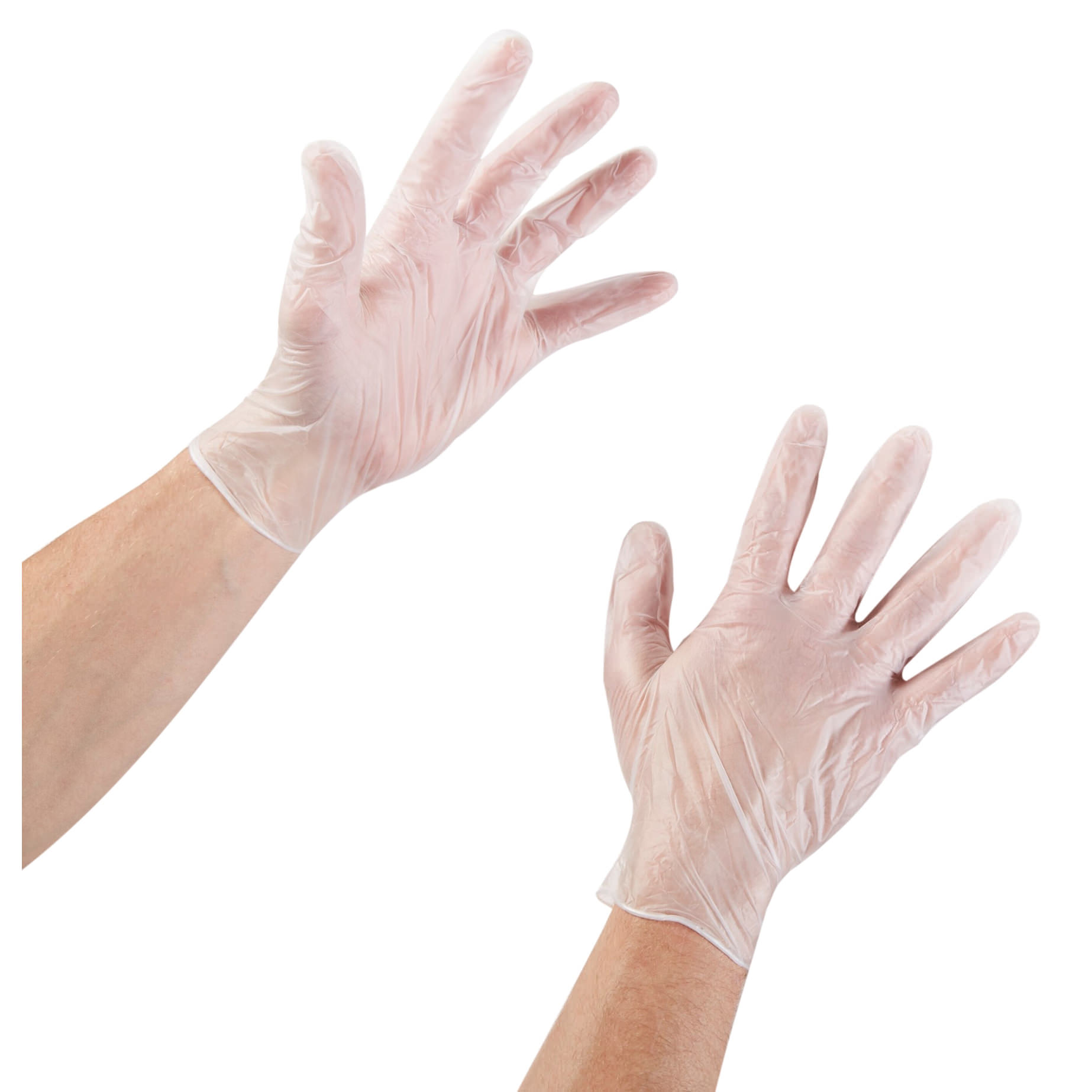 McKesson Confiderm Vinyl Standard Cuff Powder Free Exam Gloves thumbnail 7