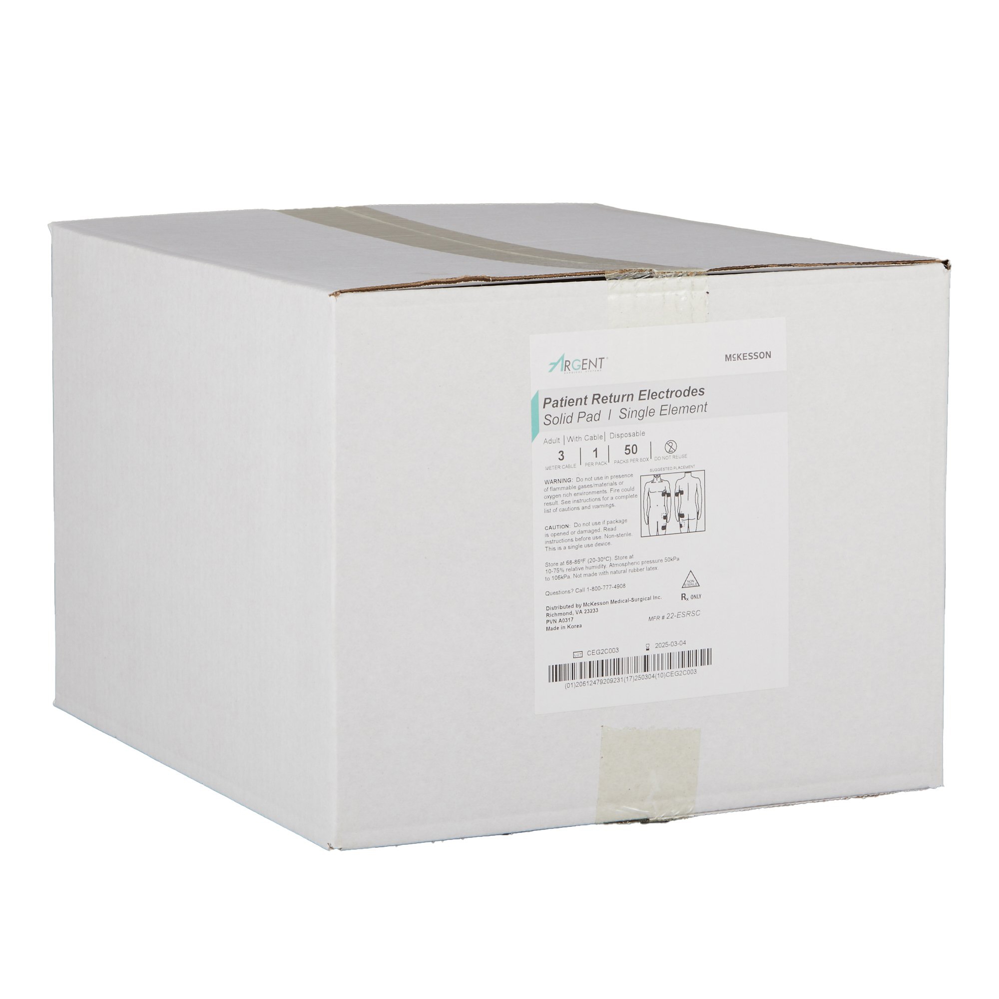 McKesson Argent Patient Return Electrode thumbnail 4