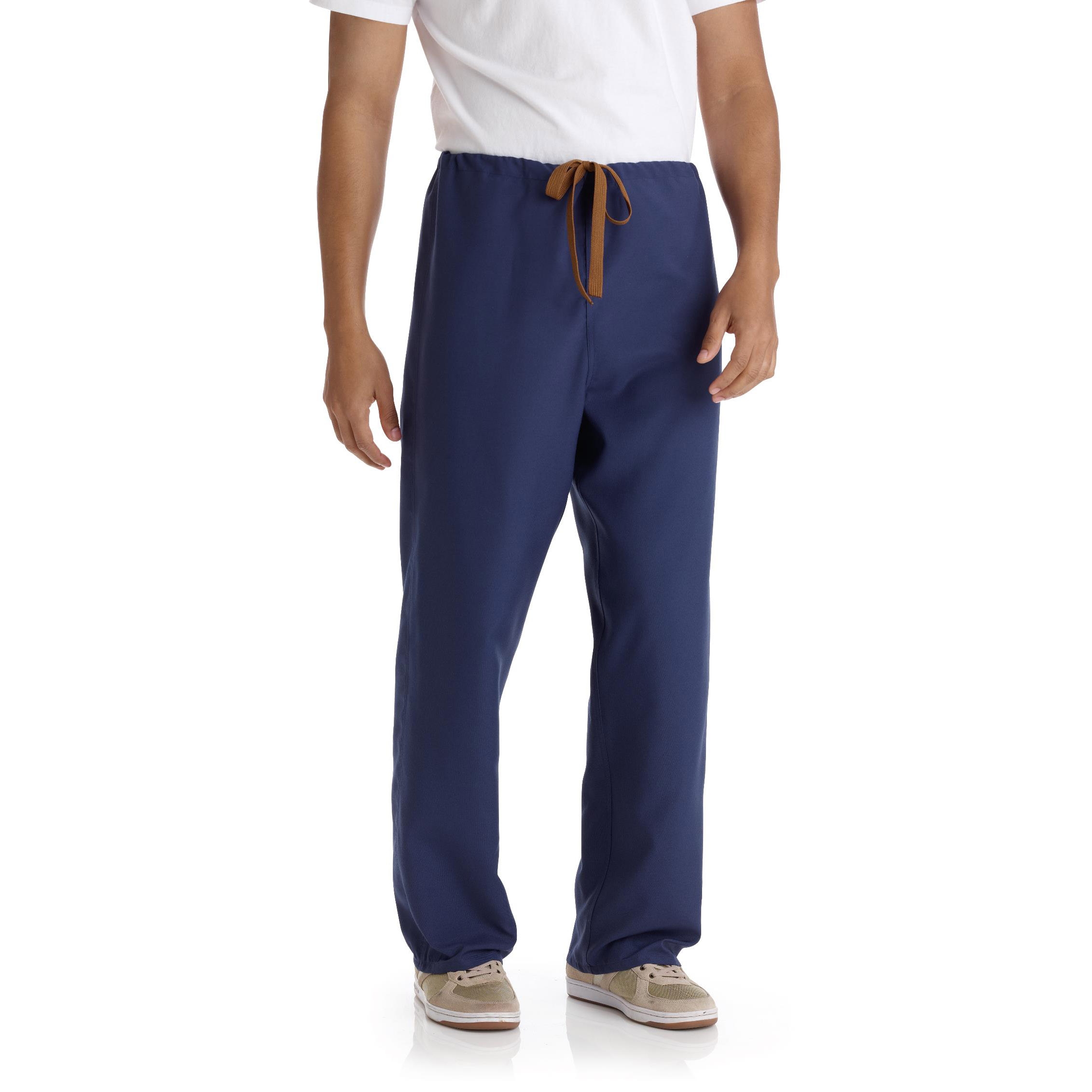 ✨送料無料　ケミカルプロテクティブ TROUSERS　MEDIUM/R (2) PerforMAX Navy Reversible Tall Scrub Pants - Medline