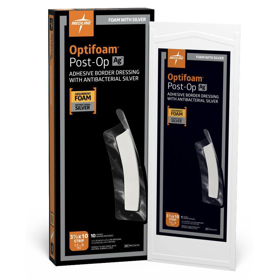 Optifoam Ag+ Foam Dressing