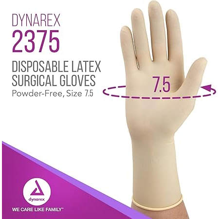 Dynarex Sterile Latex Surgical Gloves thumbnail 2