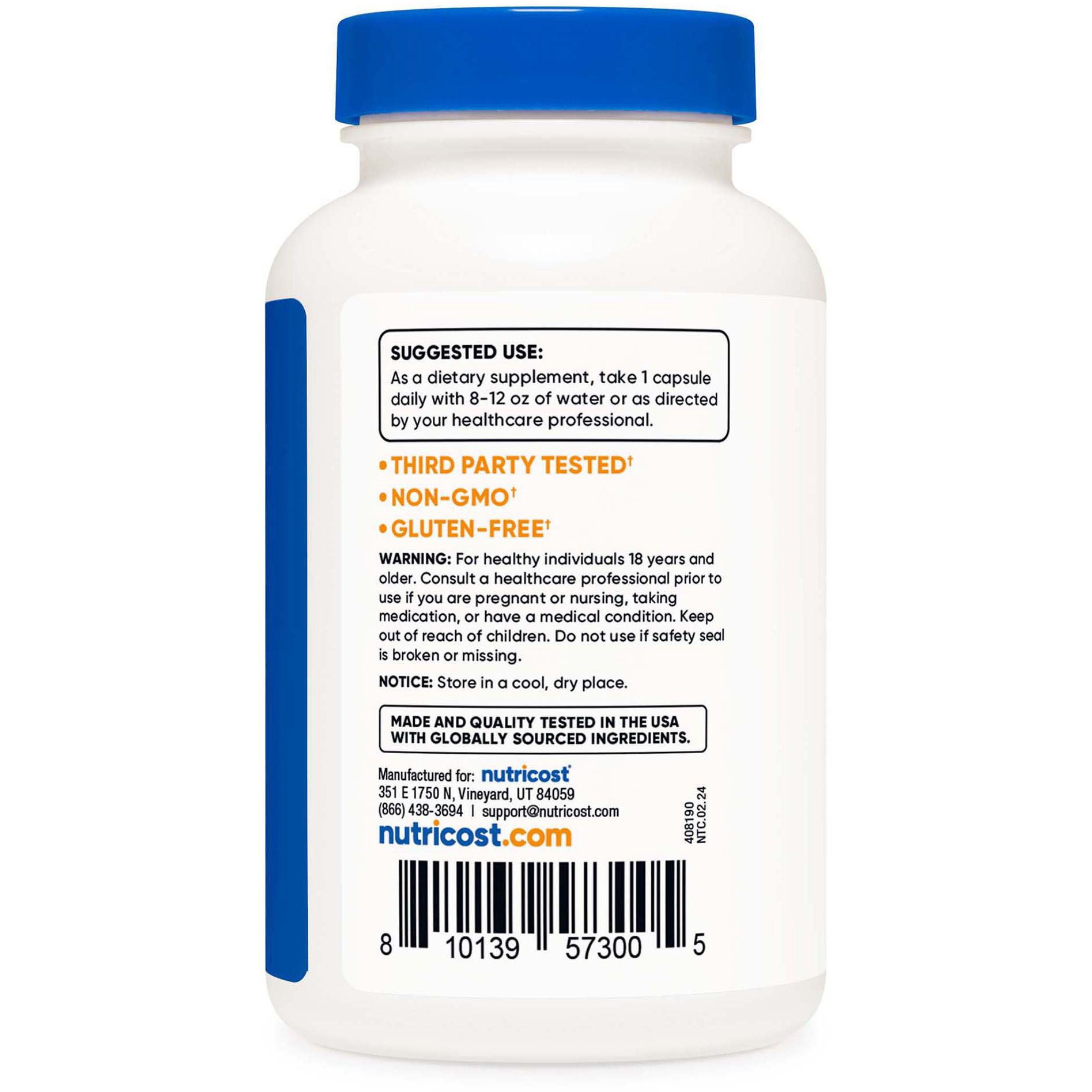 Nutricost Zinc Picolinate Capsules thumbnail 4