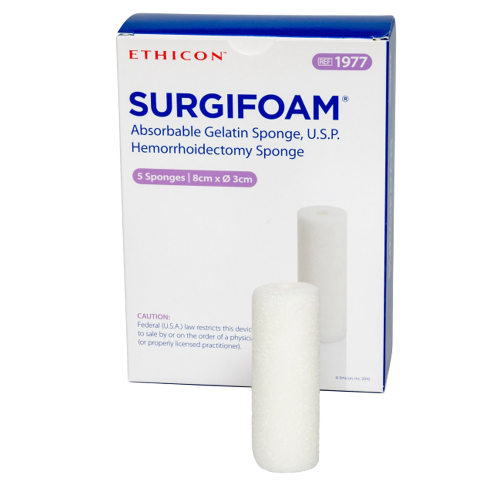 Ethicon Surgifoam Absorbable Gelatin Sponge thumbnail 1