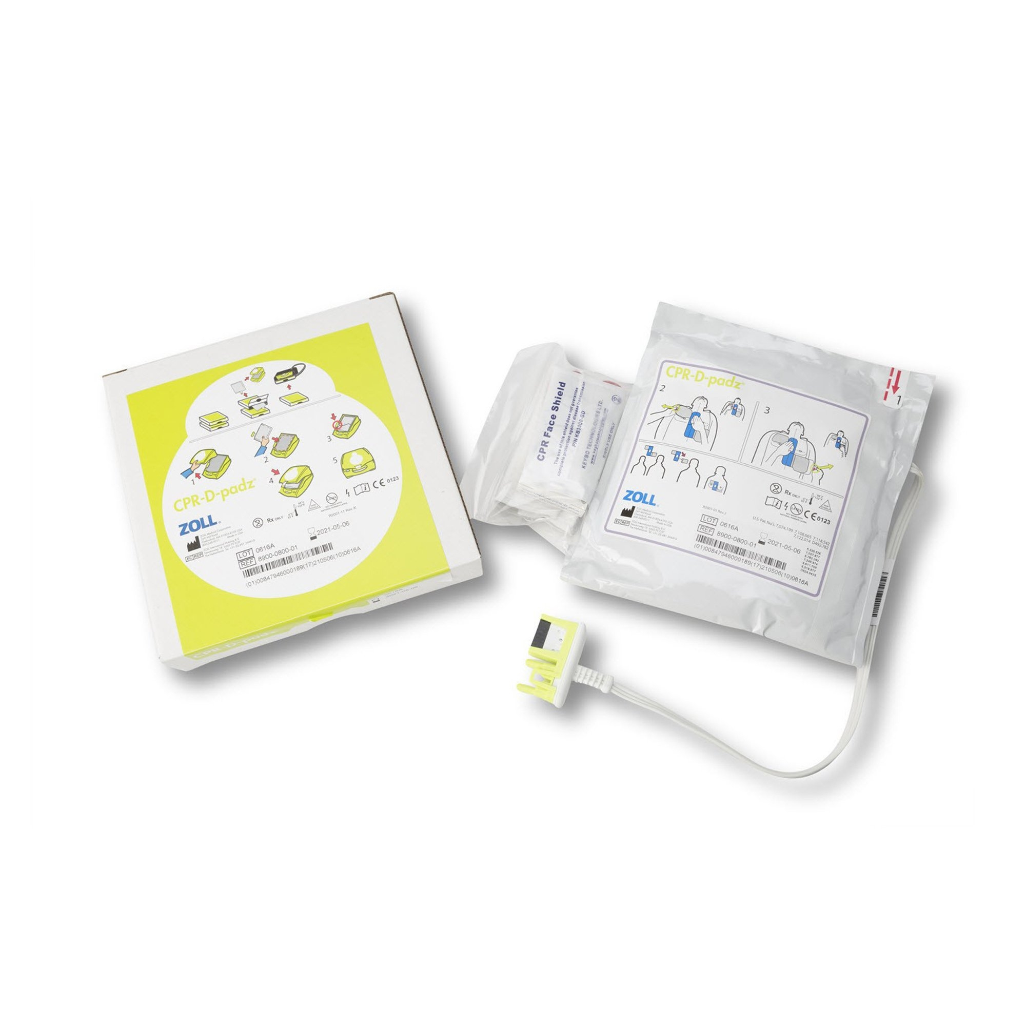 AED パッド 一般医療機器　CPR-D-padz　ZOLL ZOLL CPR-D-Padz Adult Electrode Pad with Real CPR Help