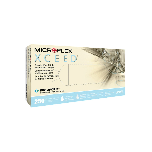 Microflex XCEED Powder-Free Nitrile Exam Gloves Ansell