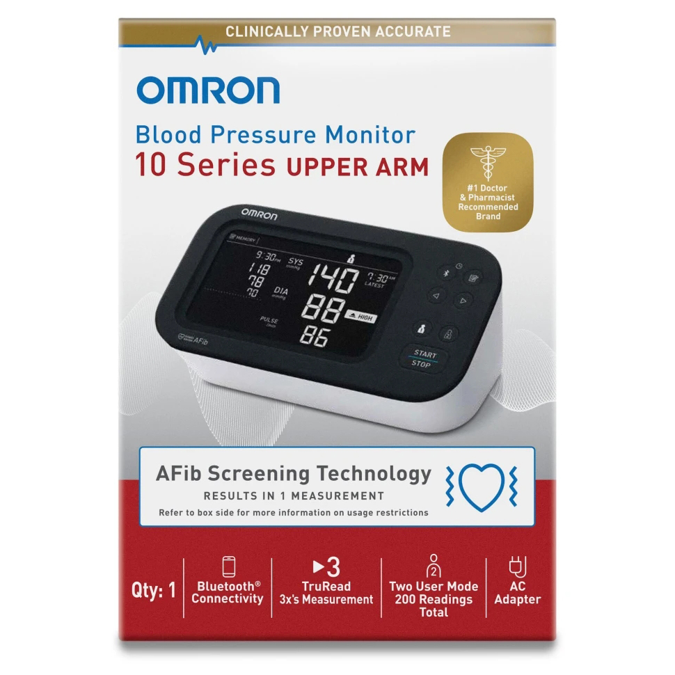 Omron 10 Series Digital Blood Pressure Monitor thumbnail 3