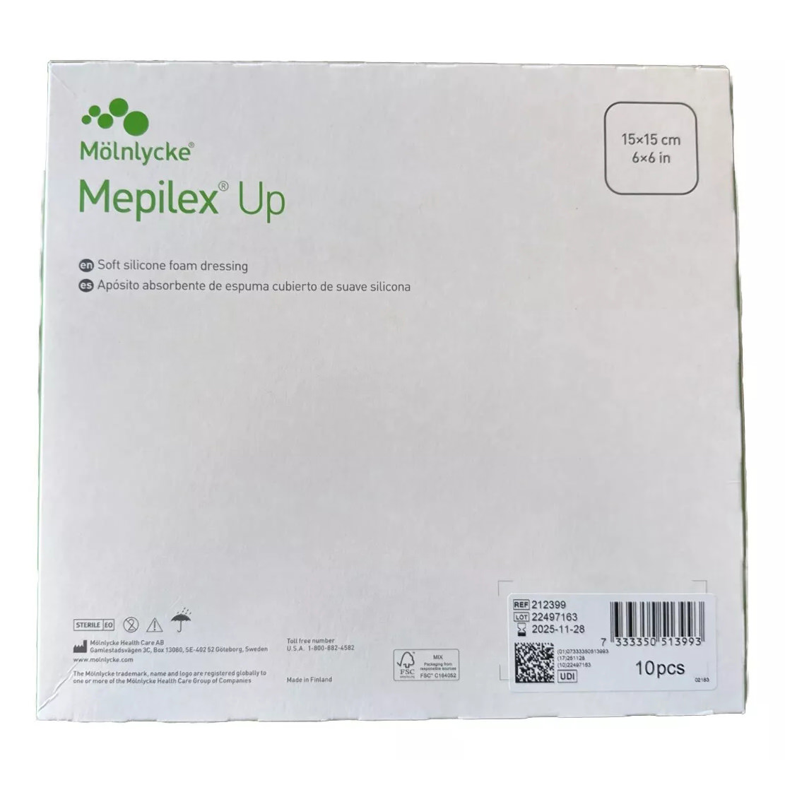 Mepilex UP Non-Bordered Foam Dressing thumbnail 3