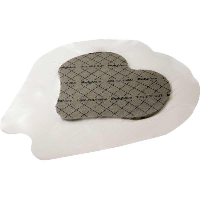 Polymem Silver Shapes Sacral Foam Dressing thumbnail 2