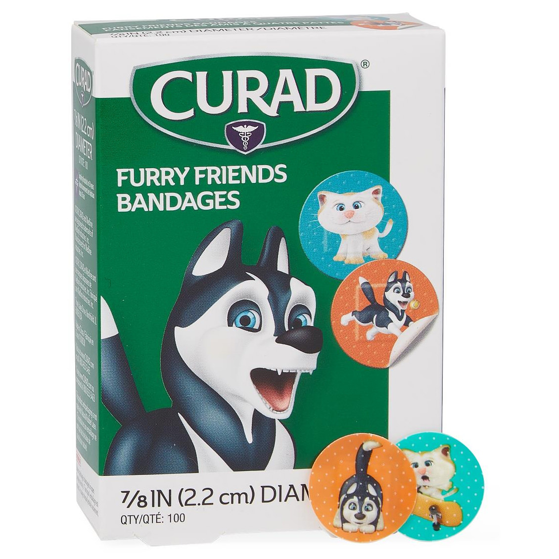 Curad Furry Friends Adhesive Bandages thumbnail 1