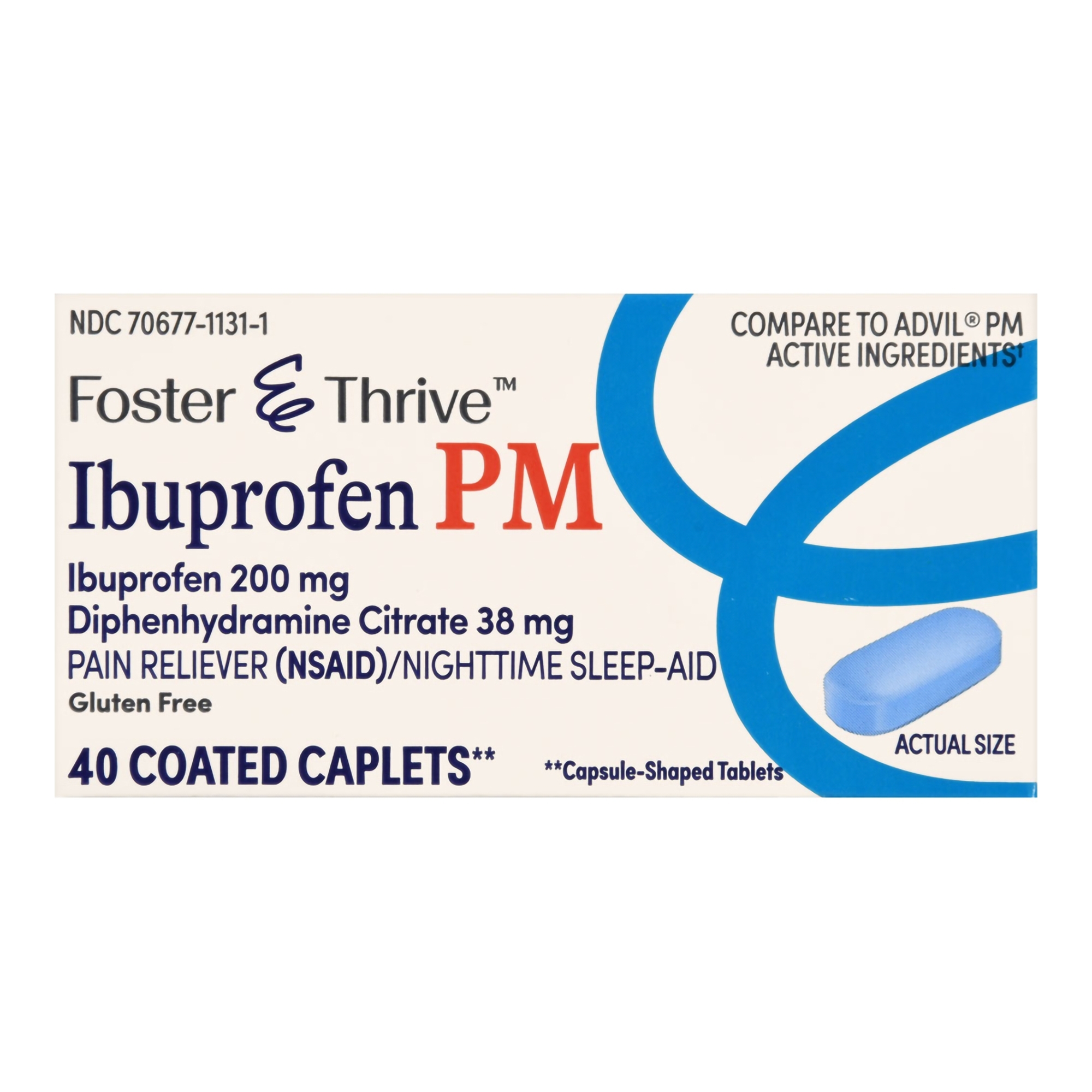 Foster & Drive Ibuprofen PM Pain Relief Capsule - Main image