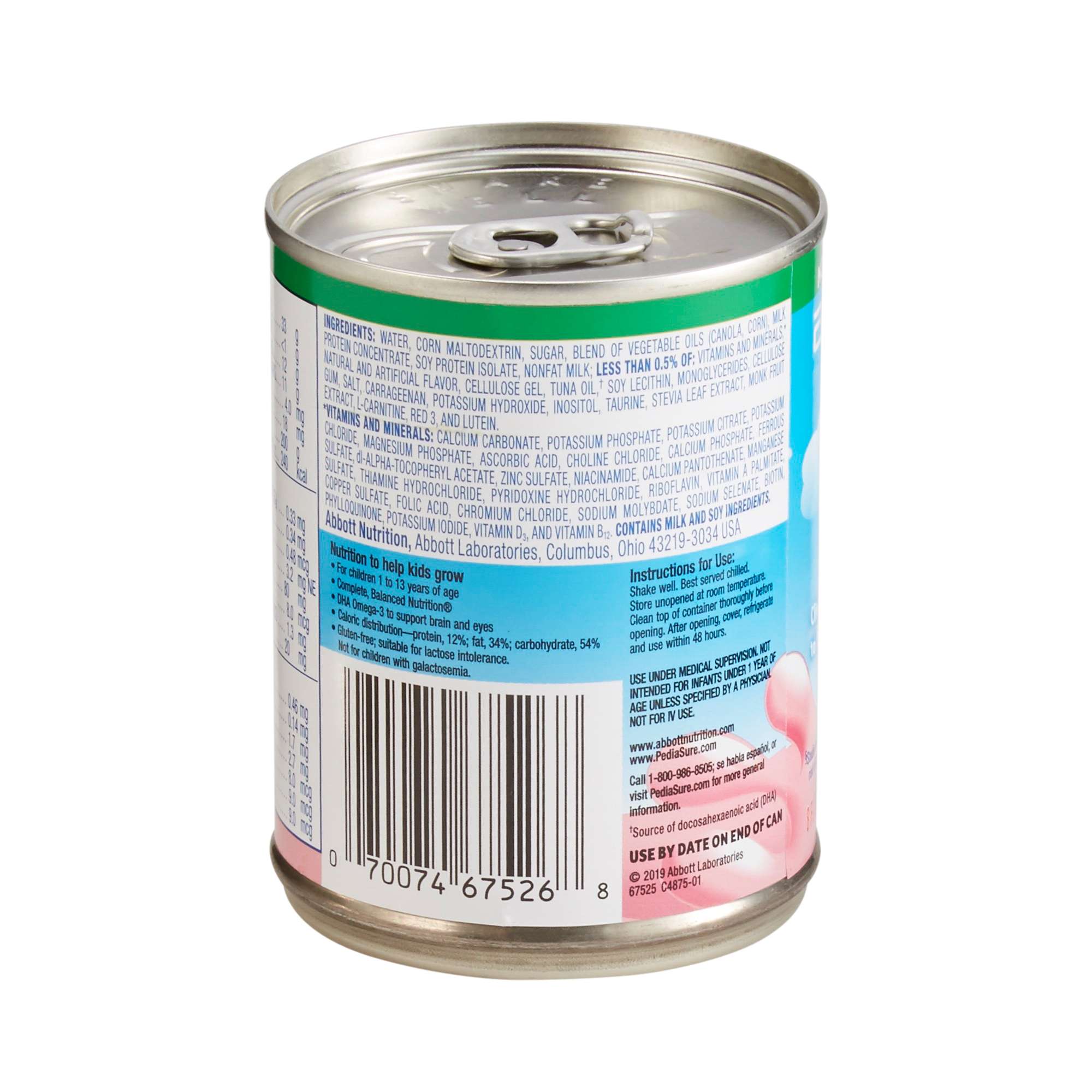 PediaSure Grow & Gain Pediatric Therapeutic Nutrition Shake, Can thumbnail 2
