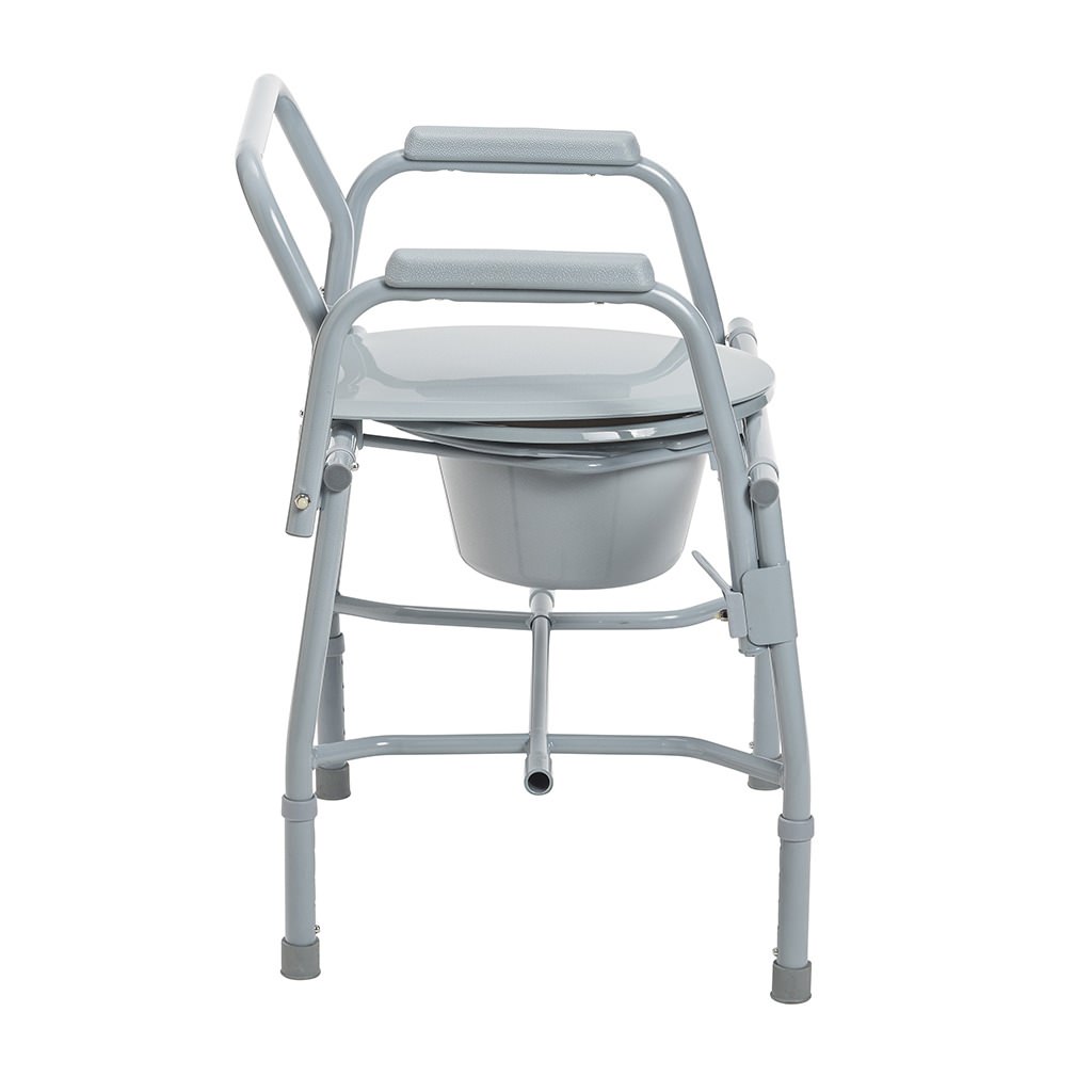 Drive Deluxe Steel Drop-Arm Commode thumbnail 5