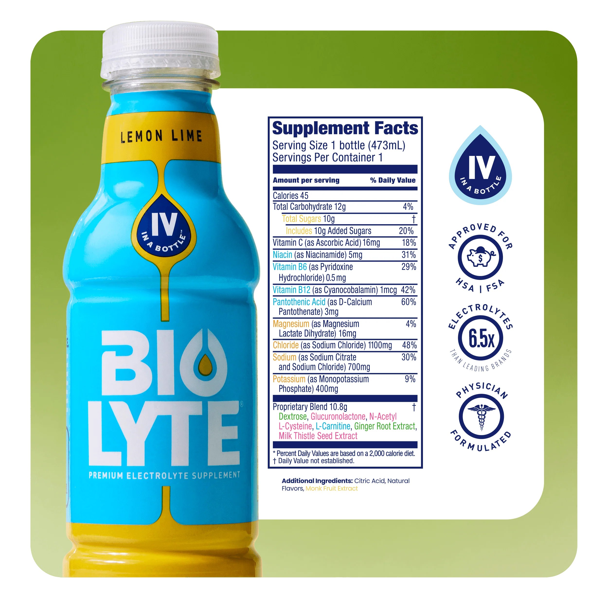 Biolyte Oral Electrolyte Solution- Medical-Strength Hydration Drink thumbnail 5