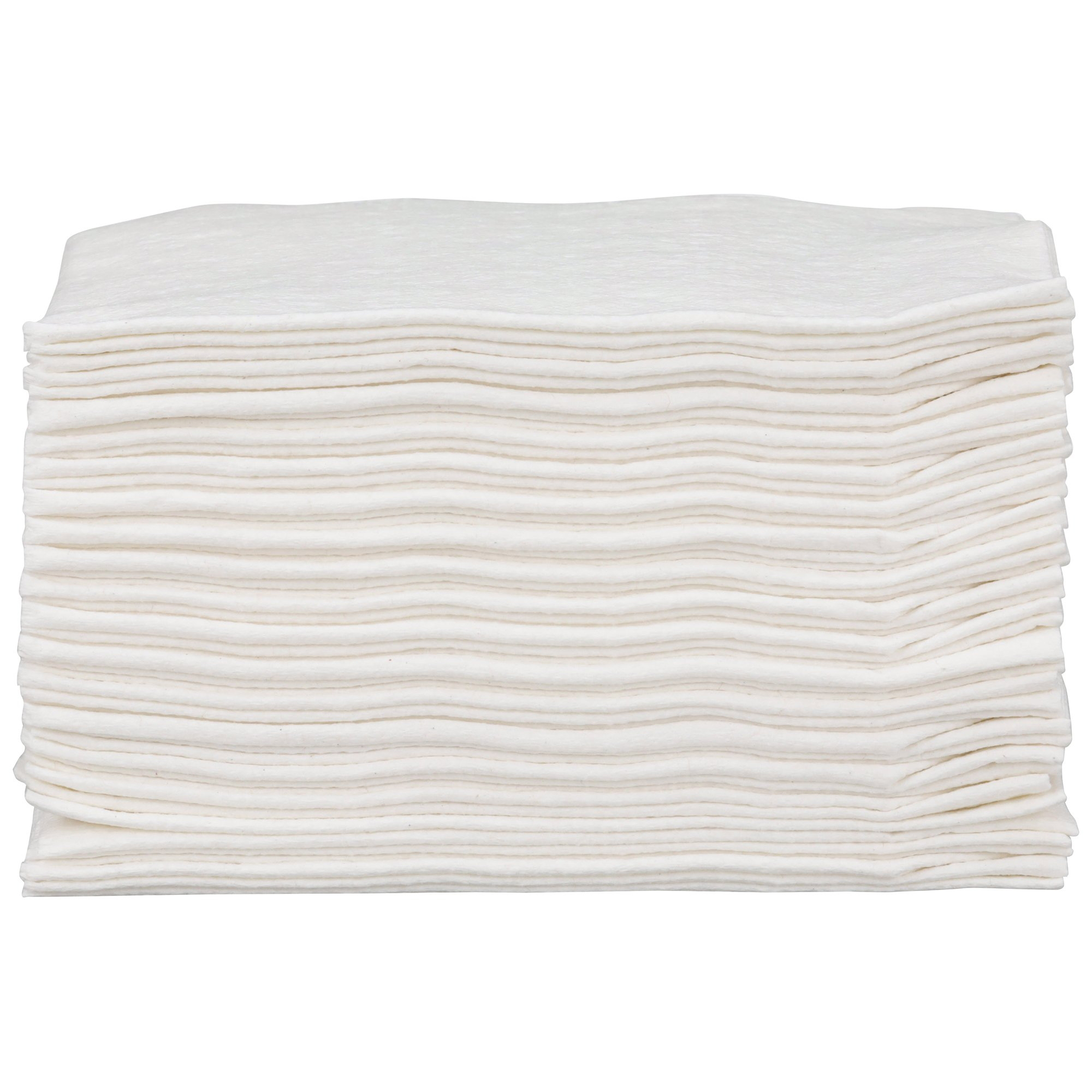 McKesson White Disposal Washcloth, 13 X 13 Inch - Case of 500 - Main image