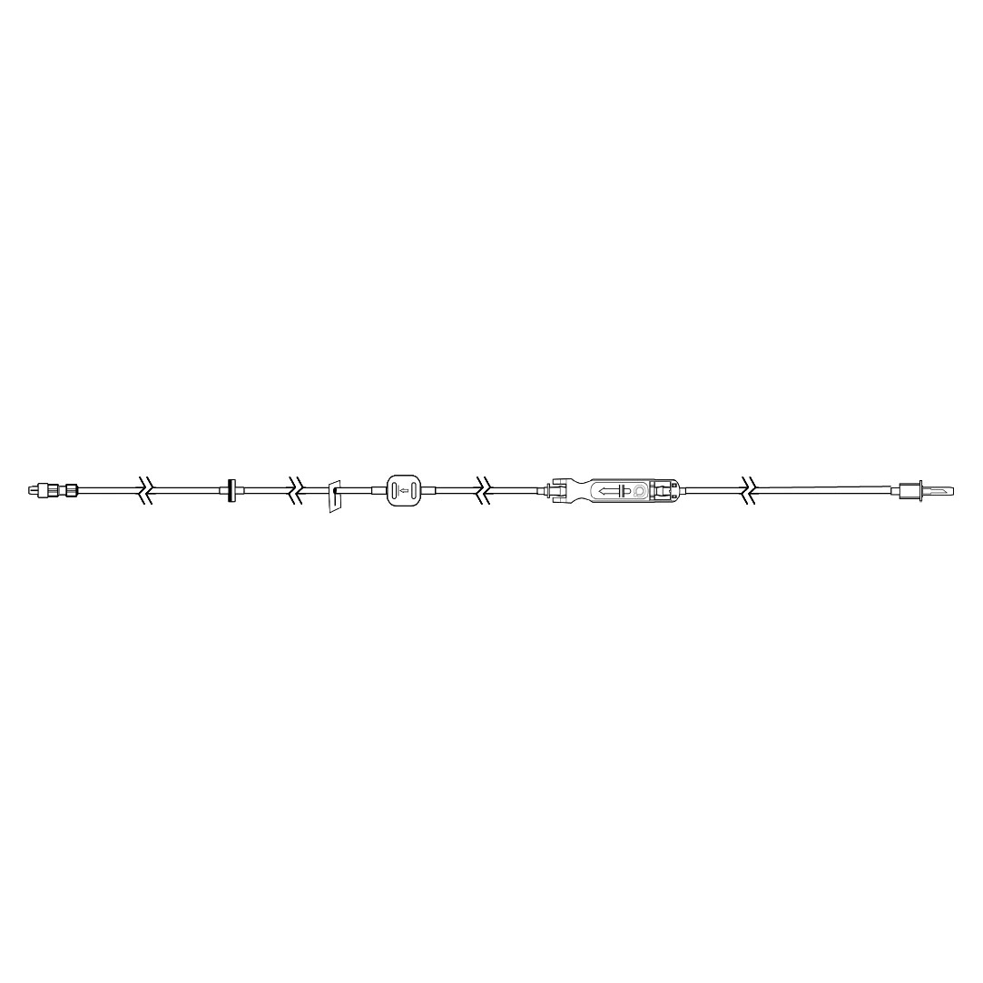 Eitan Sapphire IV Administration Set: 0.2 Micron Filter, Case of 30