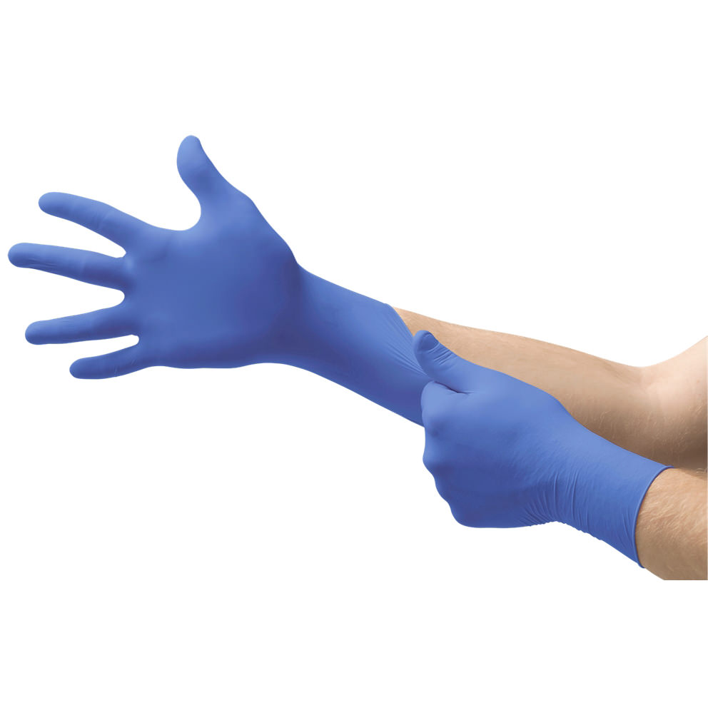 Microflex Cobalt Nitrile Exam Gloves thumbnail 2
