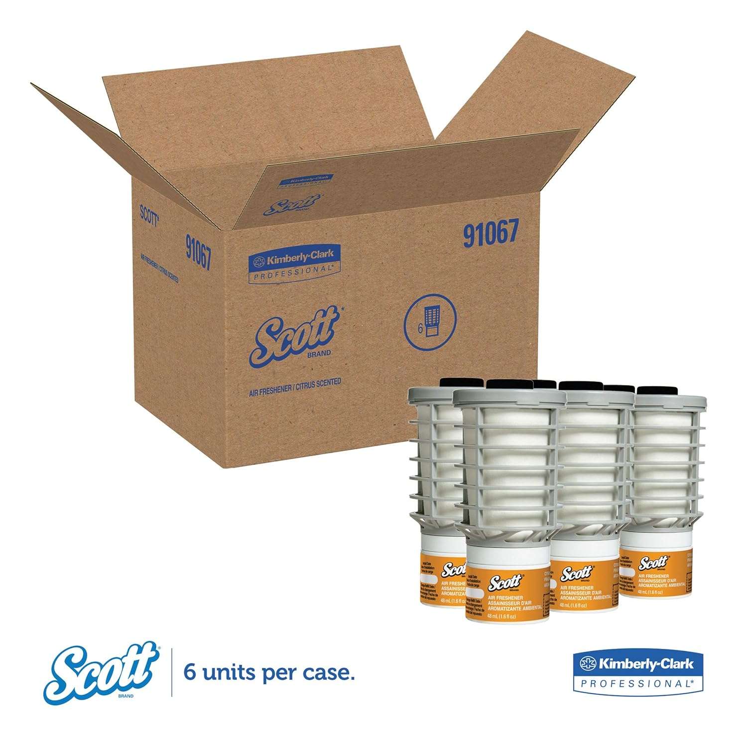 Scott Liquid Air Freshener Cartridge 1.6 oz, Citrus Scent thumbnail 1