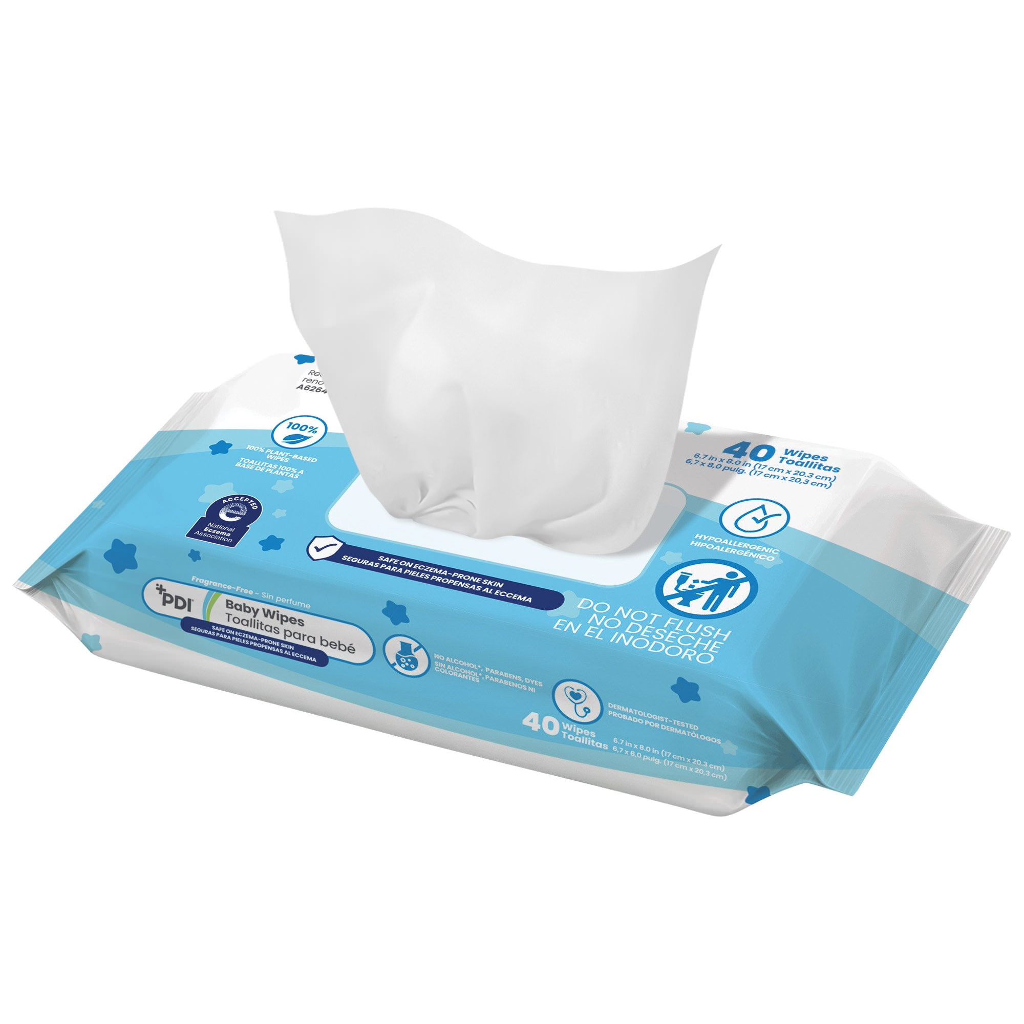 Nice'n Clean PDI Baby Wipes Soft Pack, Unscented