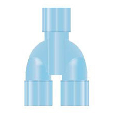CareFusion Trach Y-S Port Blue, Single-Use thumbnail 1