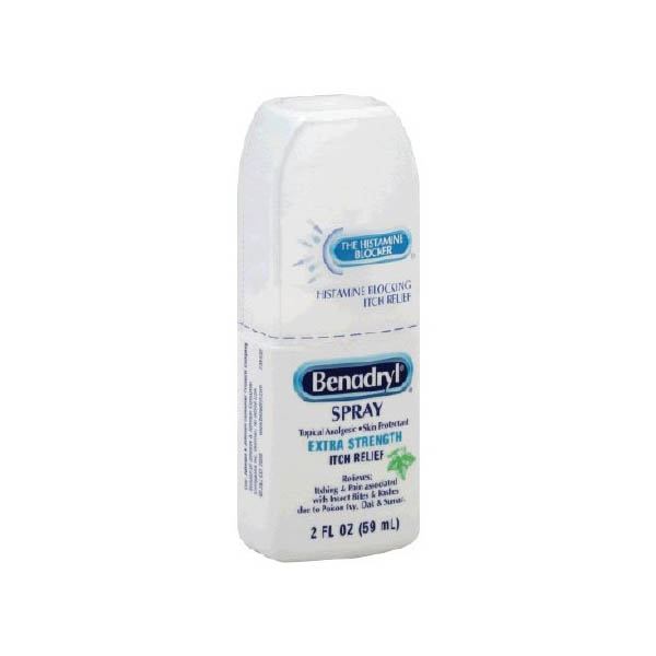 Benadryl Itch Relief Spay Bottle thumbnail 1