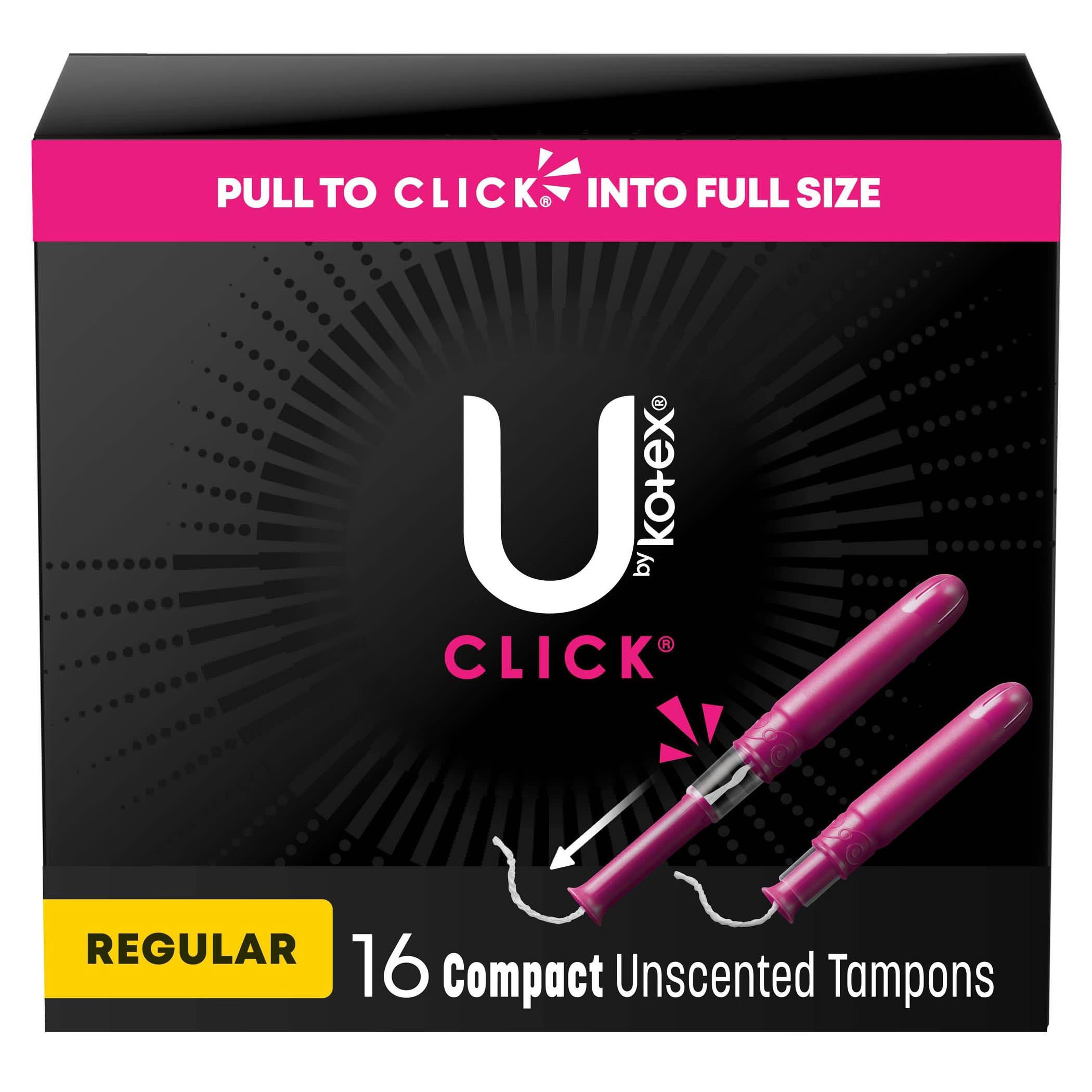 U By Kotex Click Compact Tampons thumbnail 2