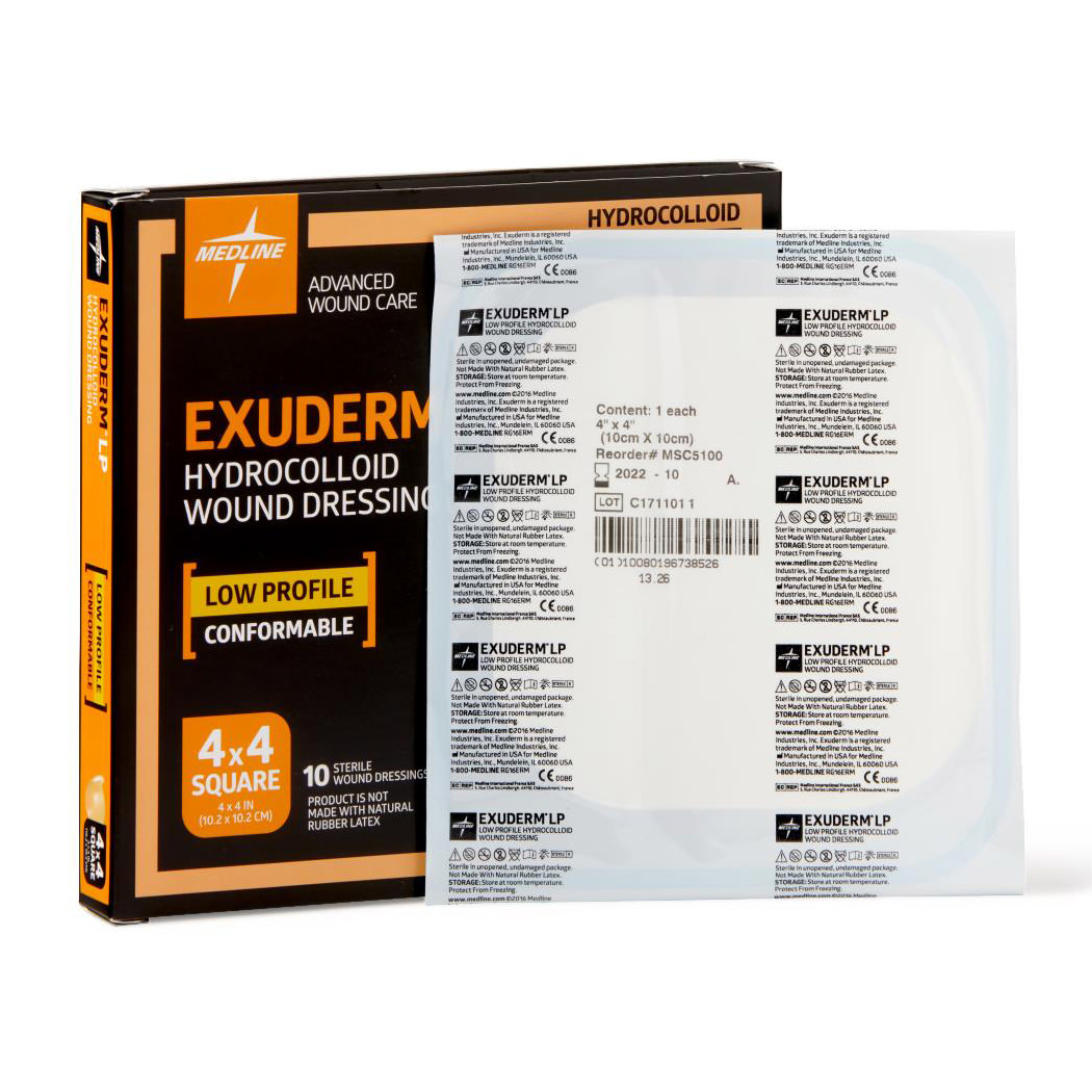Exuderm Colloidal Dispersion Hydrocolloid Wound Dressing