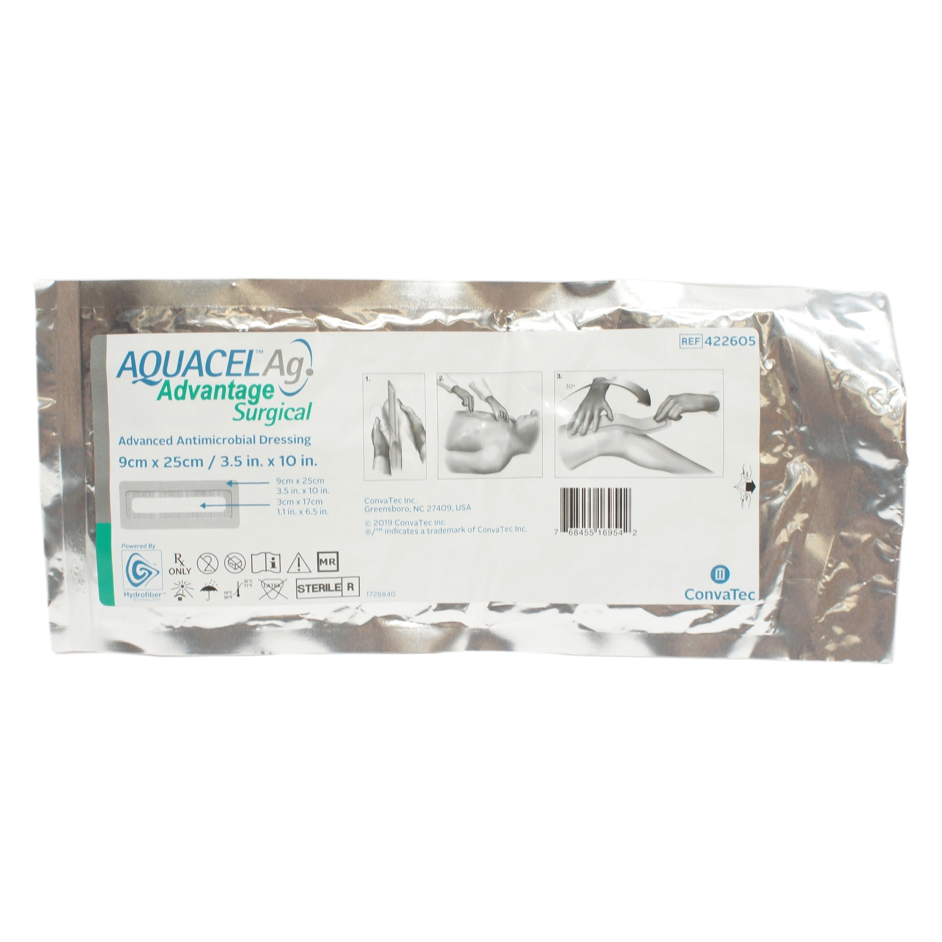 Convatec Aquacel Ag Advantage Surgical Dressings - Main image