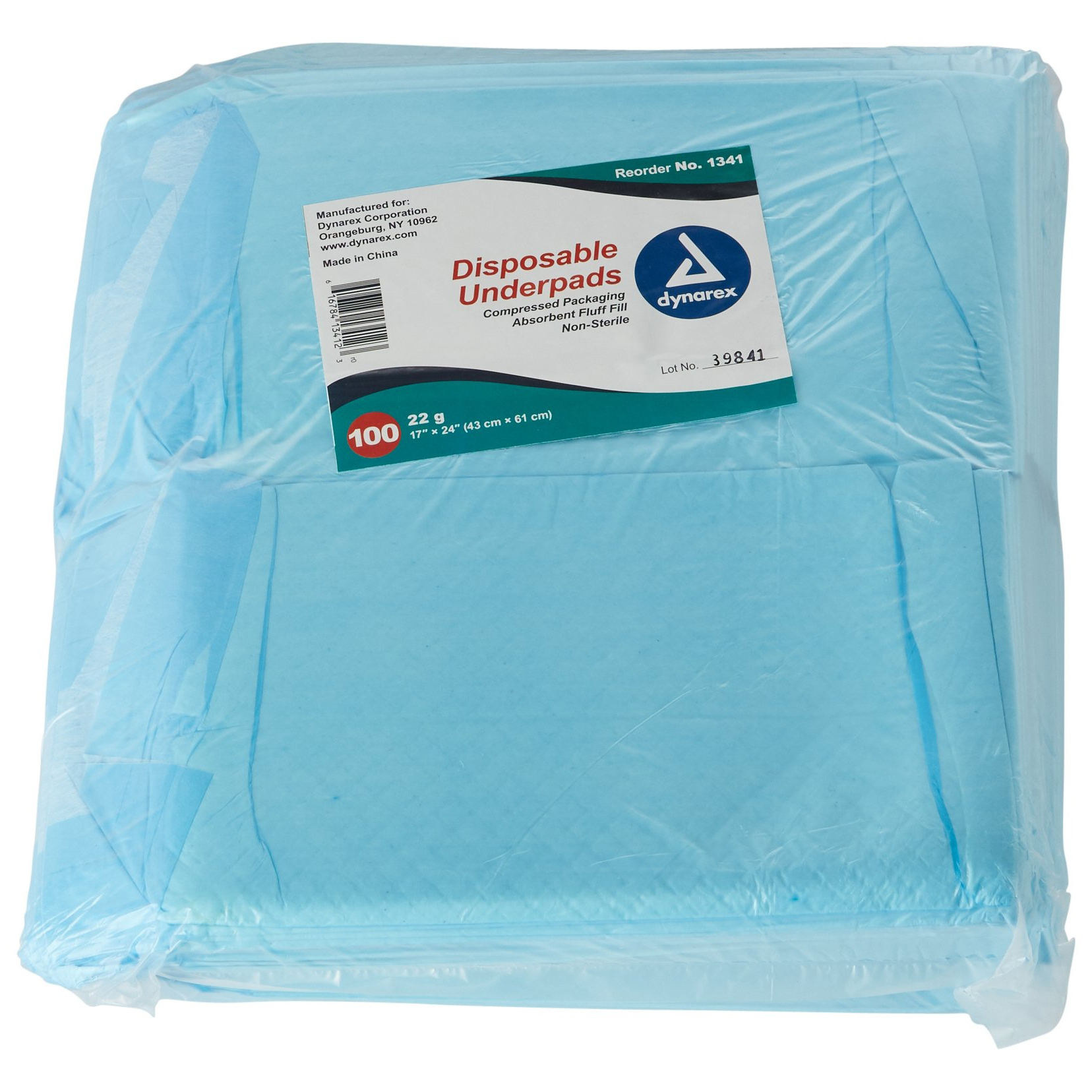 Dynarex Light Absorbent Disposable Underpads thumbnail 1