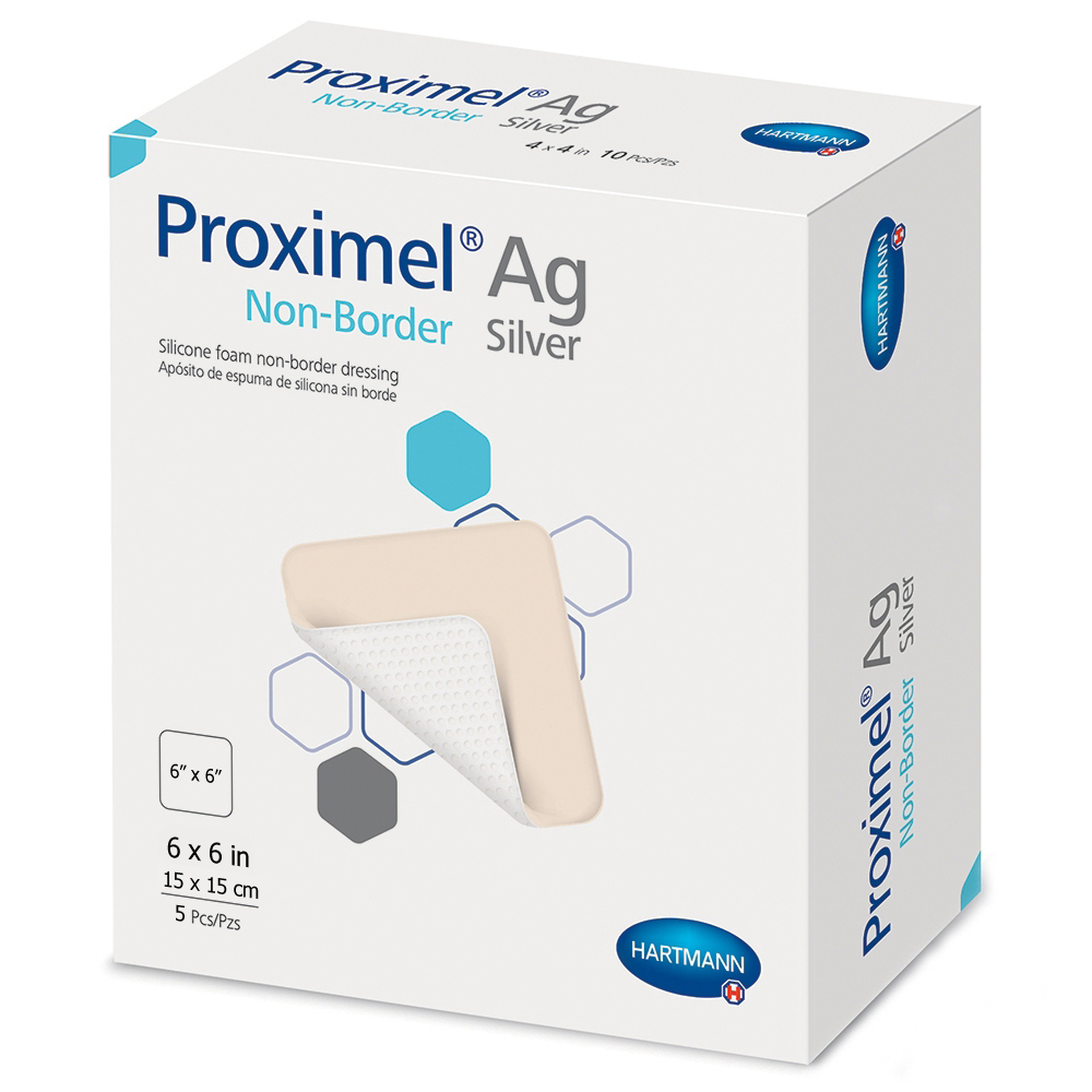 Proximel Ag Silver Silicone Foam Dressing Without Border thumbnail 5