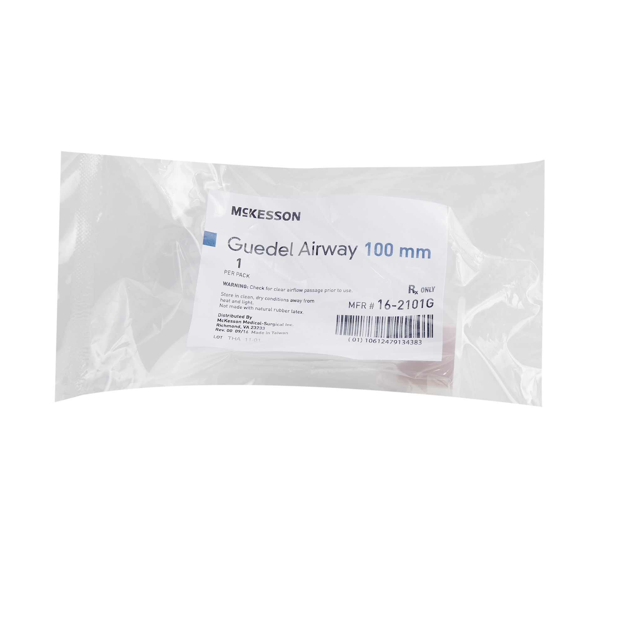 McKesson Guedel Oropharyngeal Airway NonSterile Single Patient Use thumbnail 3