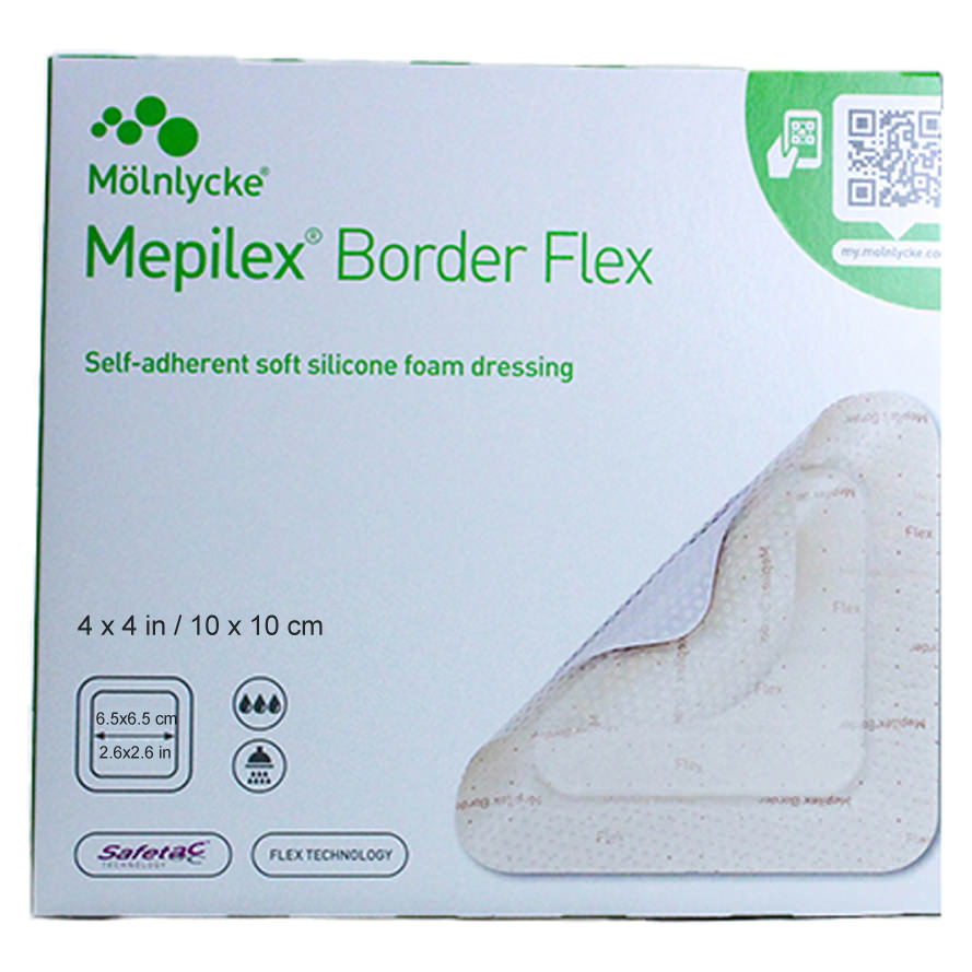 Mepilex Border Flex Self-Adherent Foam Dressing - Main image