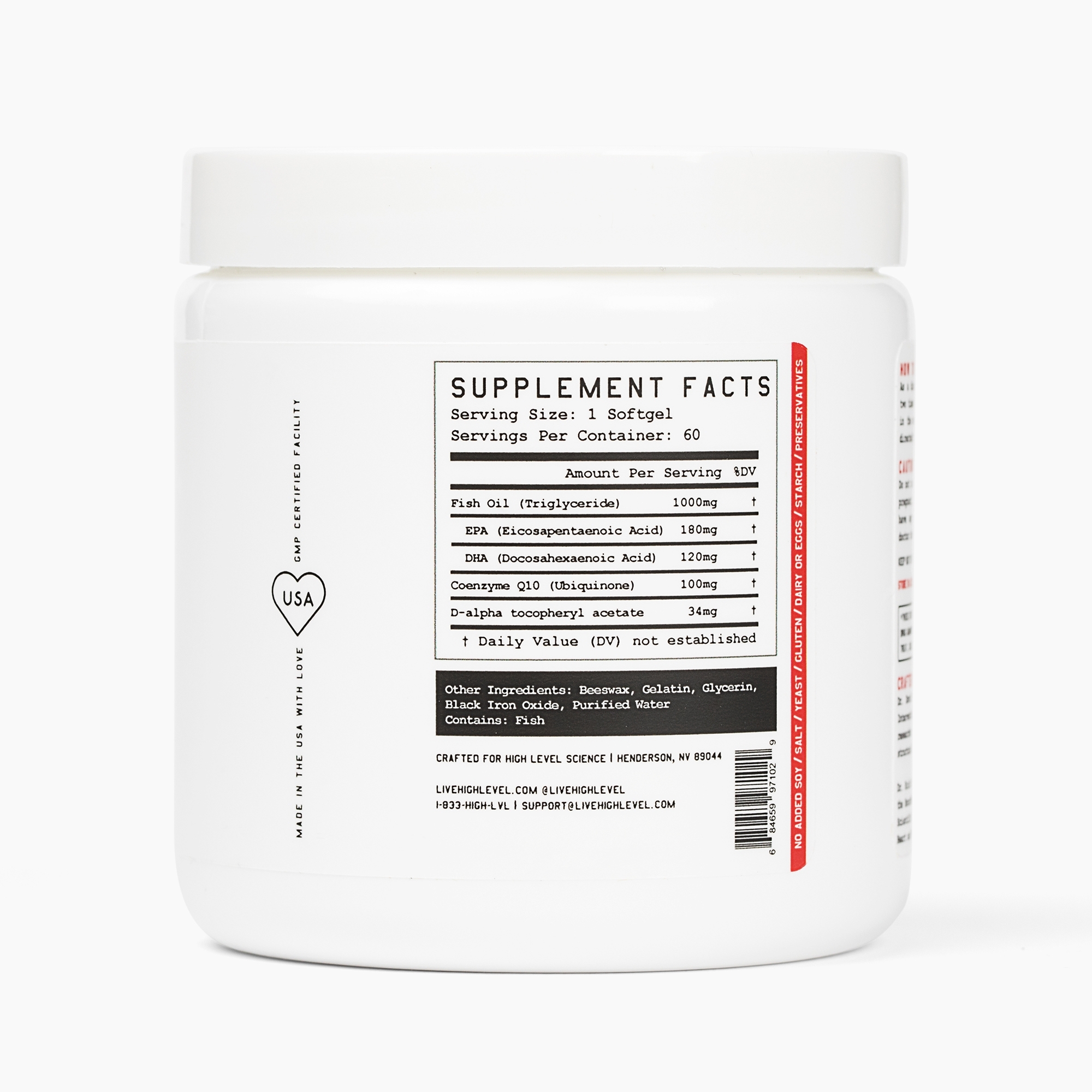Heart + Body + Mind Dietary Supplement for Overall Health thumbnail 3