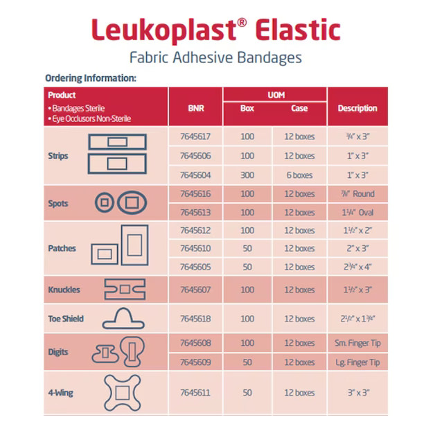 Leukoplast Elastic Adhesive Strip Tan thumbnail 6