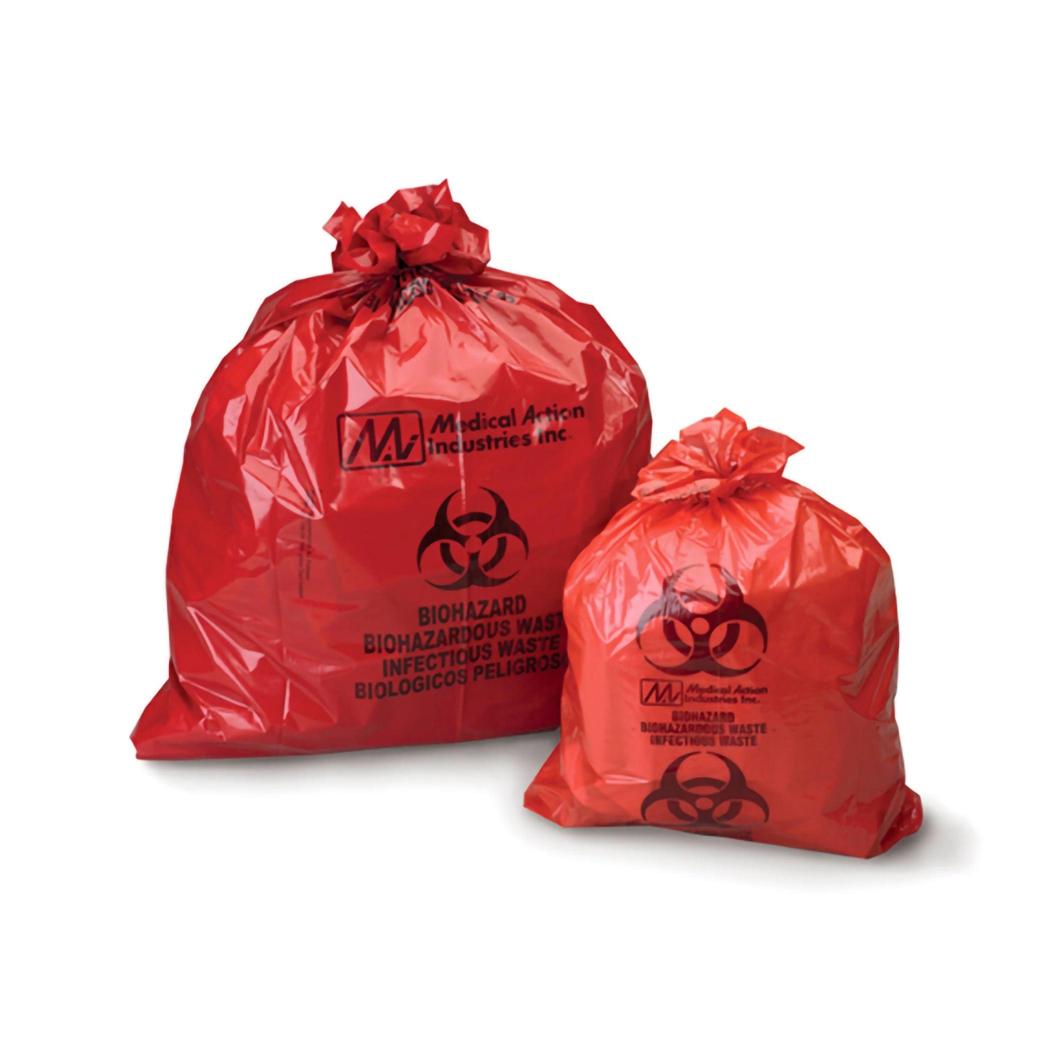 Medegen Biohazardous Waste Bags | ASTM Compliant, 250/Case