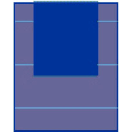 Medline Sterile Three-Quarter Drape Sheet with Absorbent Reinforcement - Main image