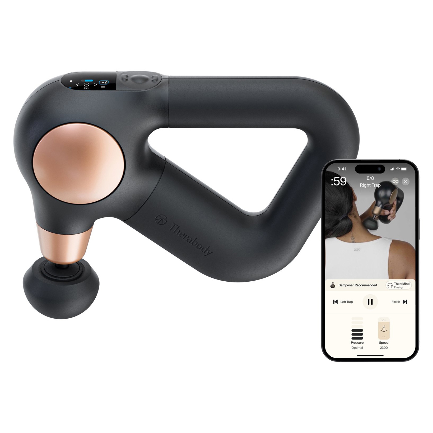 Therabody Theragun Sense 2nd Gen Hand-Held Massager, Black thumbnail 3